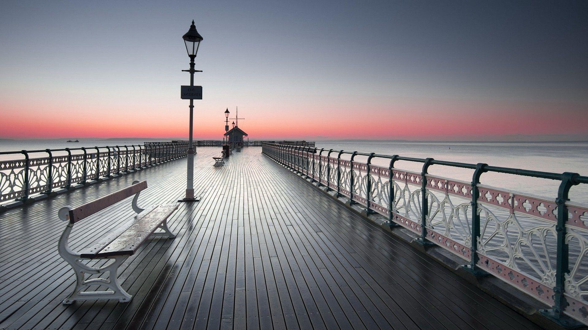 Cardiff, Sea, England, Landscape Wallpapers HD / Desktop and