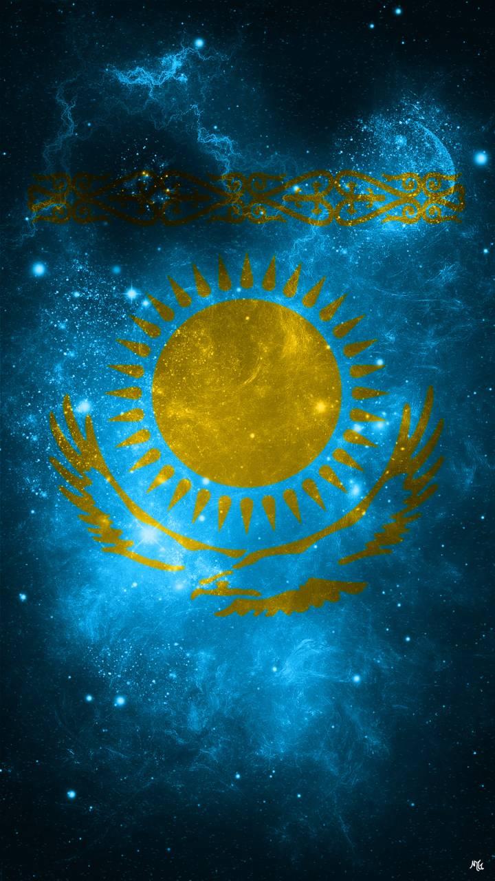 Kazakhstan Flag KZ Wallpapers by MhmtGlyn