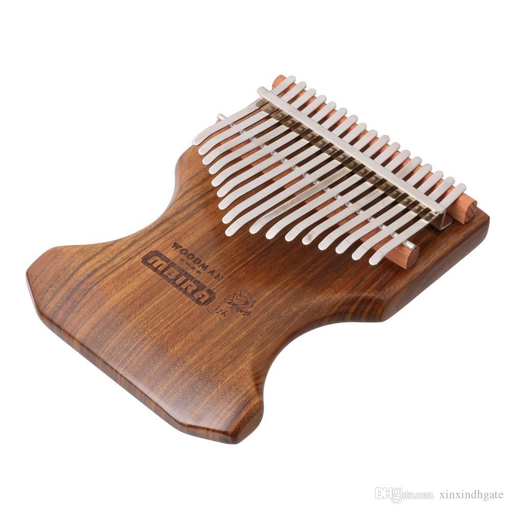 Ebony Black Wood 17 Keys C Tone Kalimba MBIRA Thumb Piano WOODMAN UK