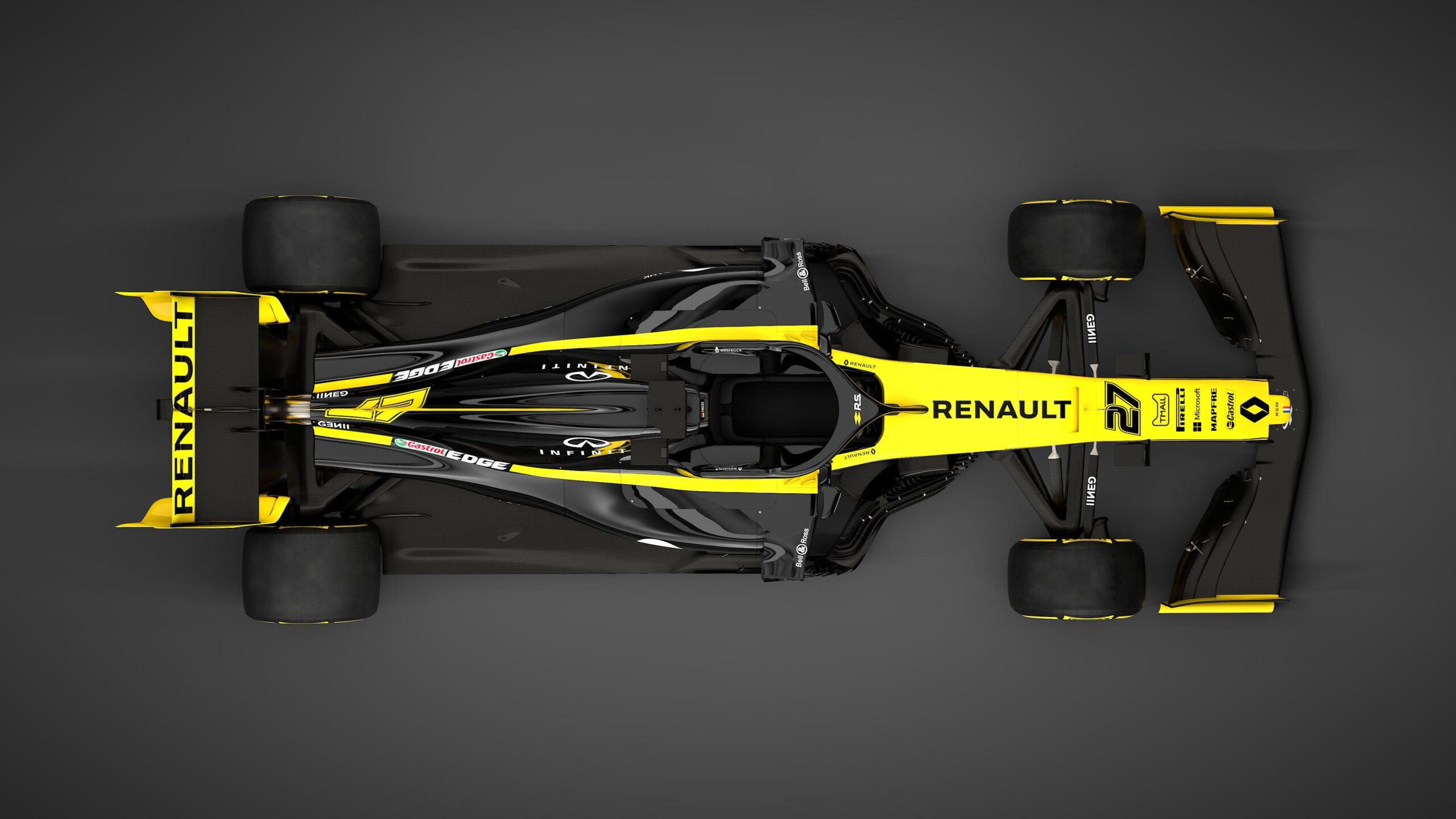 2019 Renault RS19 F1 car launch pictures