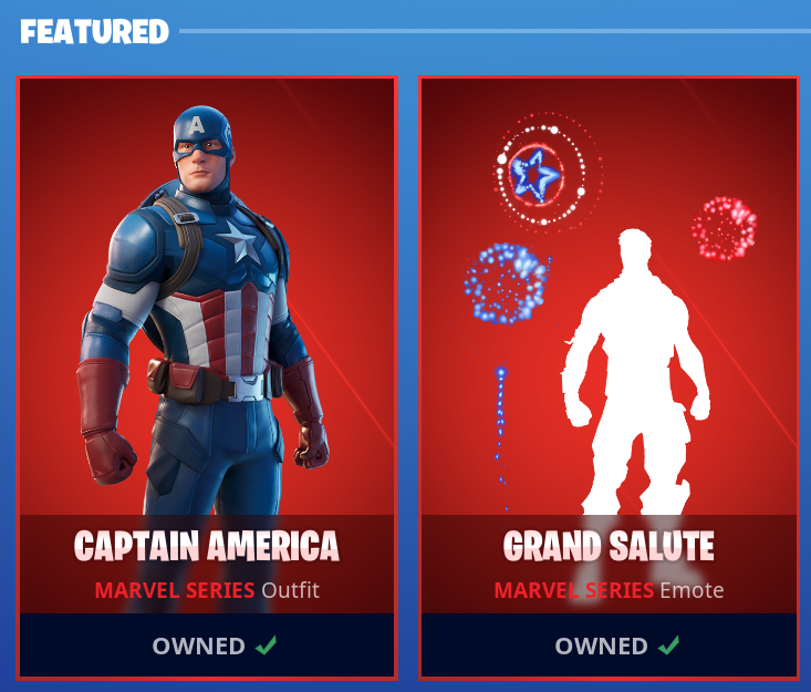 Captain America Fortnite wallpapers