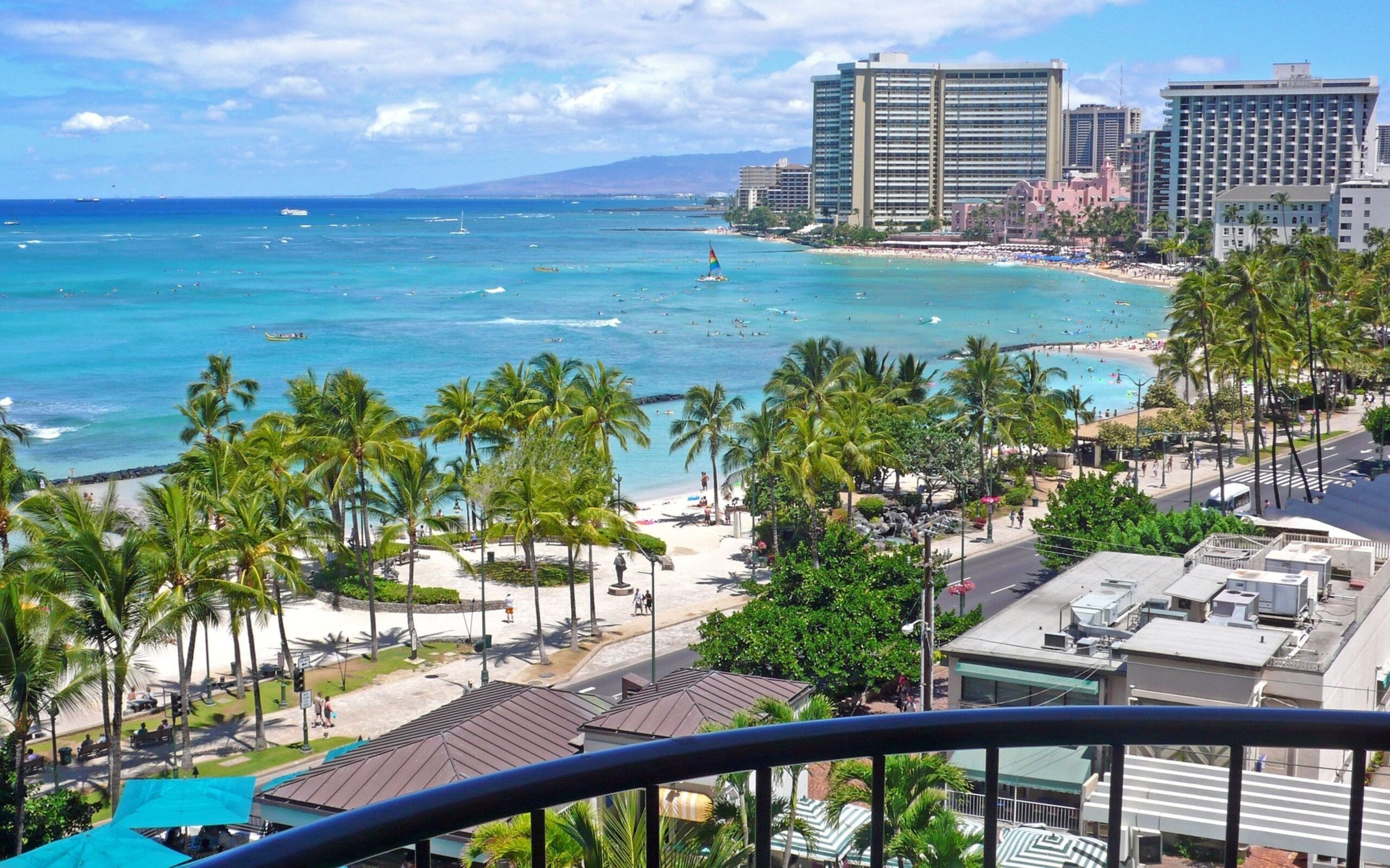 Download Wallpapers Honolulu hawaii beach, United states