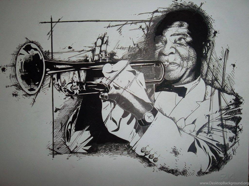 Louis Armstrong By N4ndrom4n On DeviantArt Desktop Backgrounds