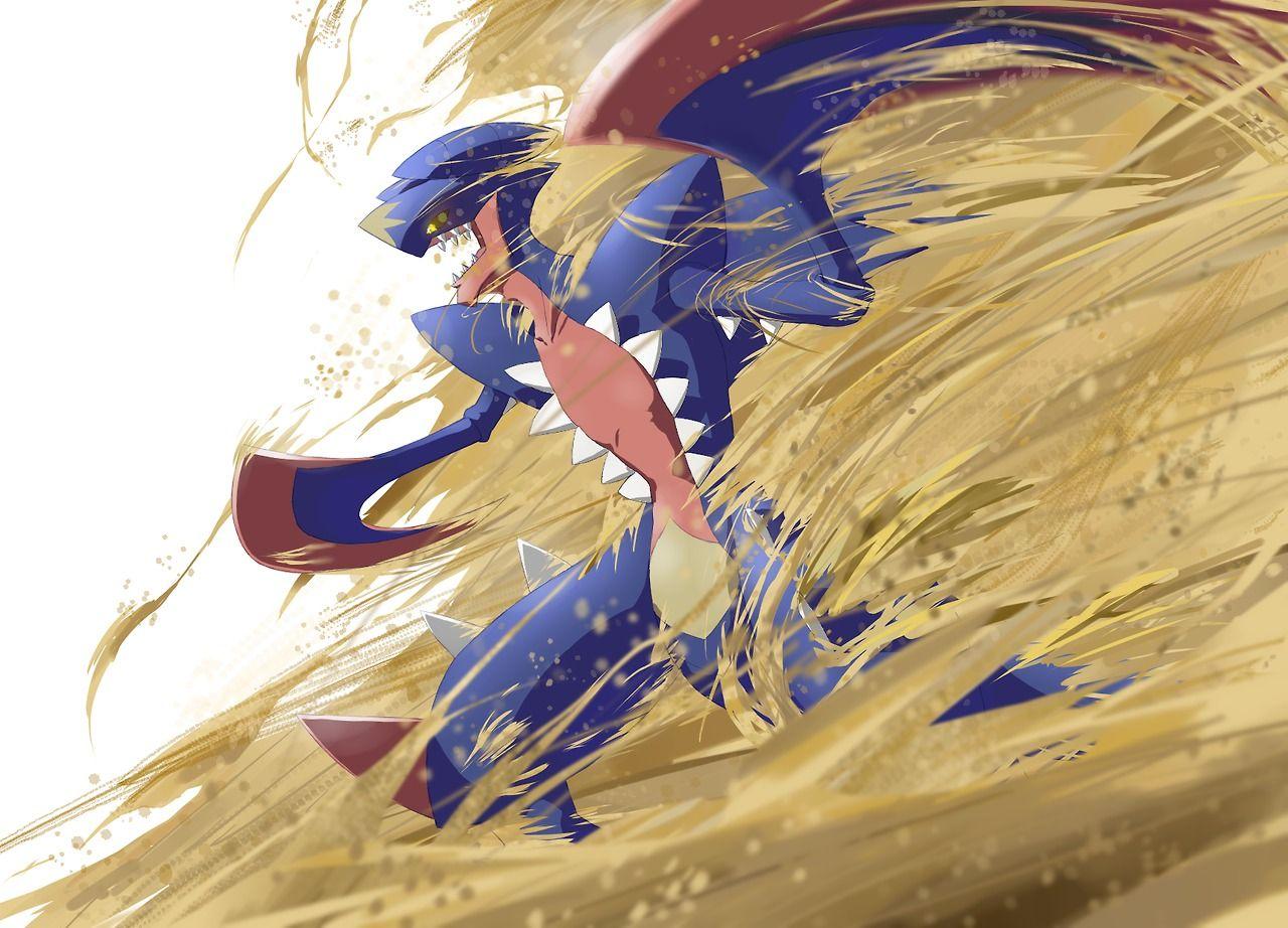 Whoever the artist is, they did Mega Garchomp perfect!