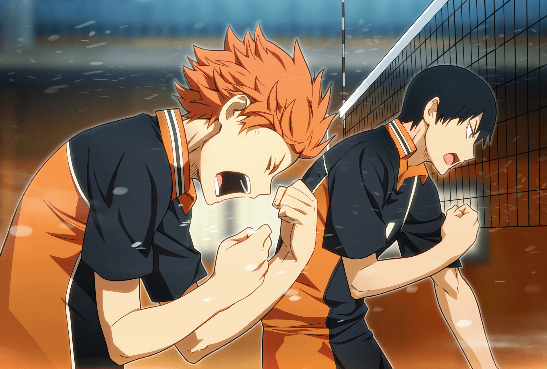 Wallpapers : Haikyuu, anime boys, Hinata Shouyou, Kageyama Tobio