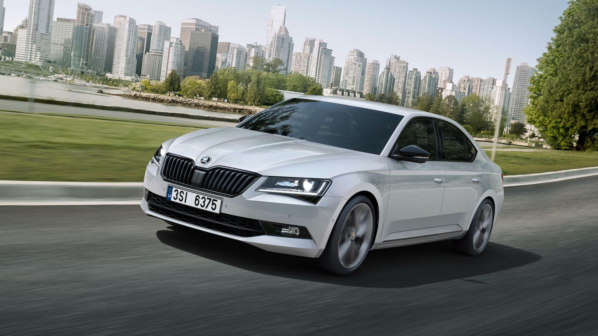 Skoda Superb SportLine 2015 1920х1080 Desktop Wallpapers. Download