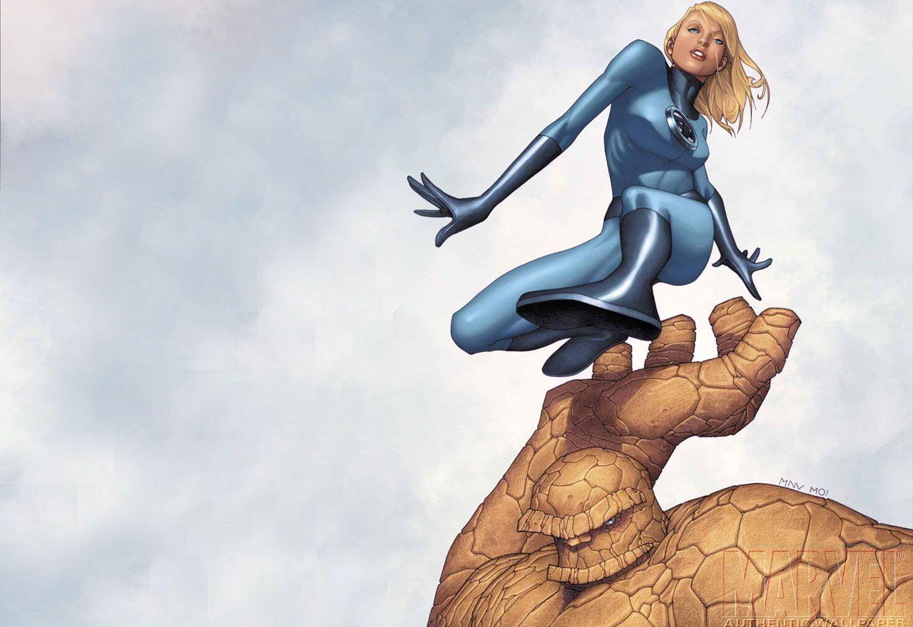 Invisible Woman Thing Marvel Comics Invisible Woman,thing Marvel