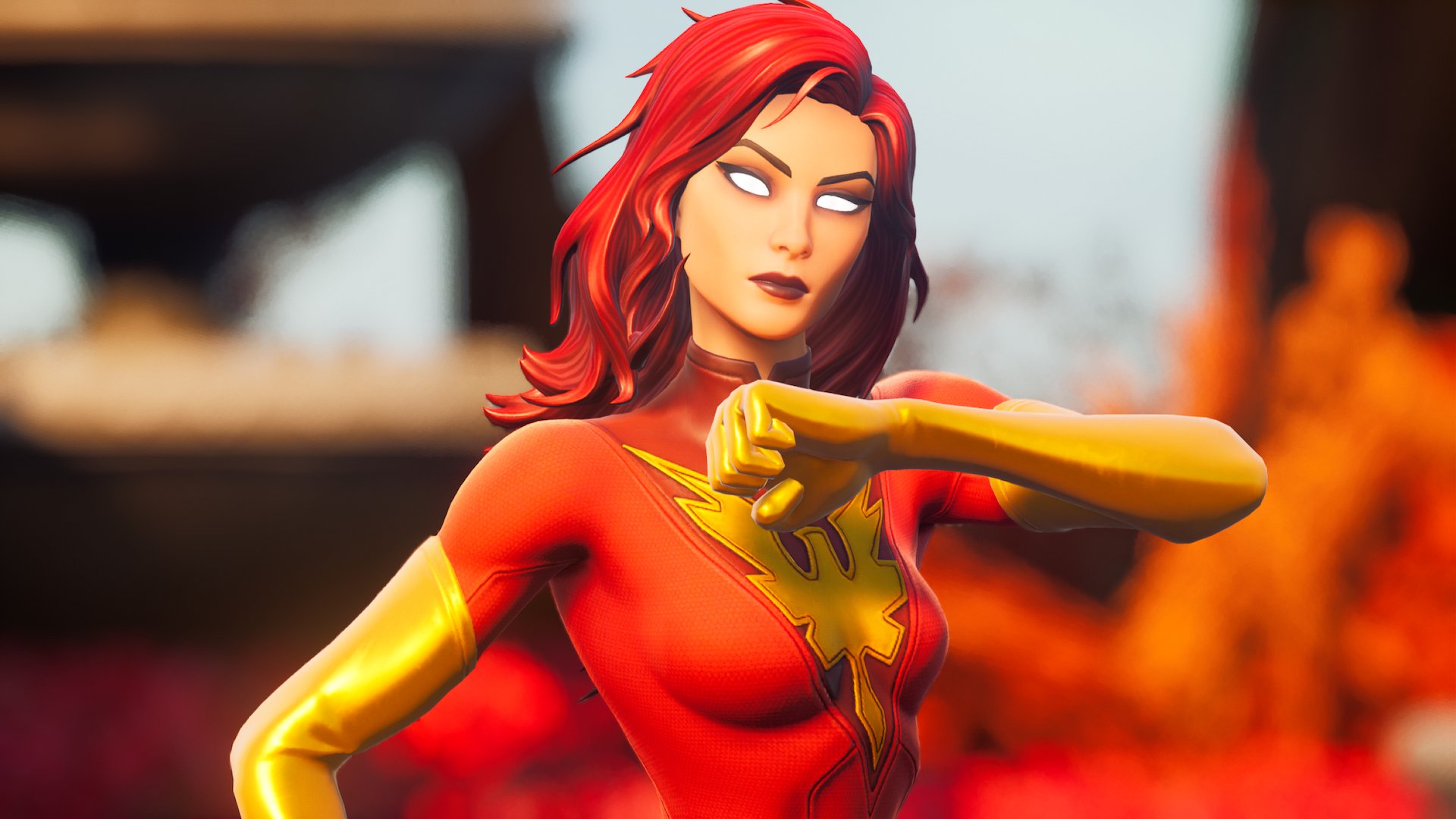 Dark Phoenix Fortnite wallpapers