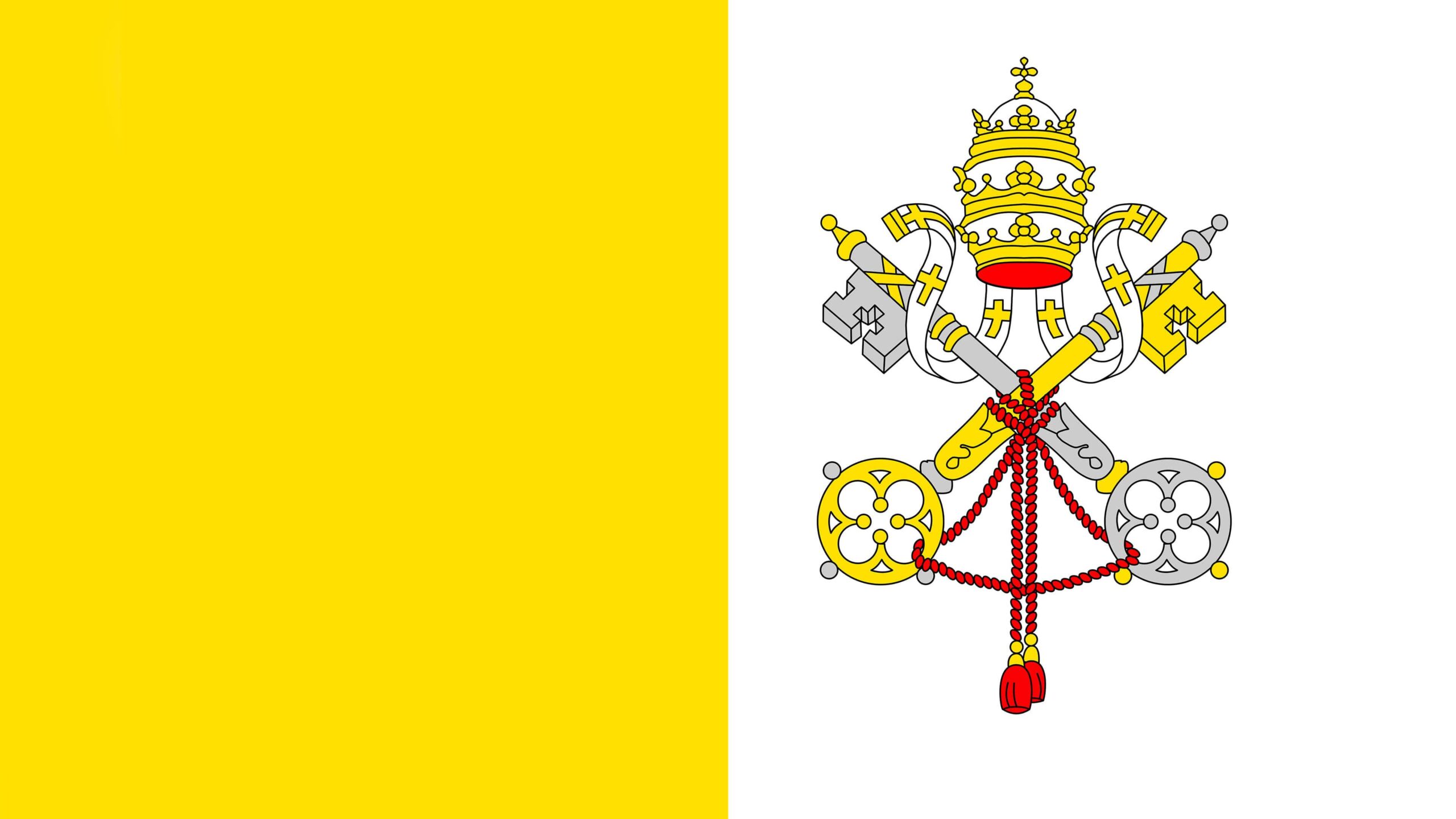 Vatican City Flag UHD 4K Wallpapers