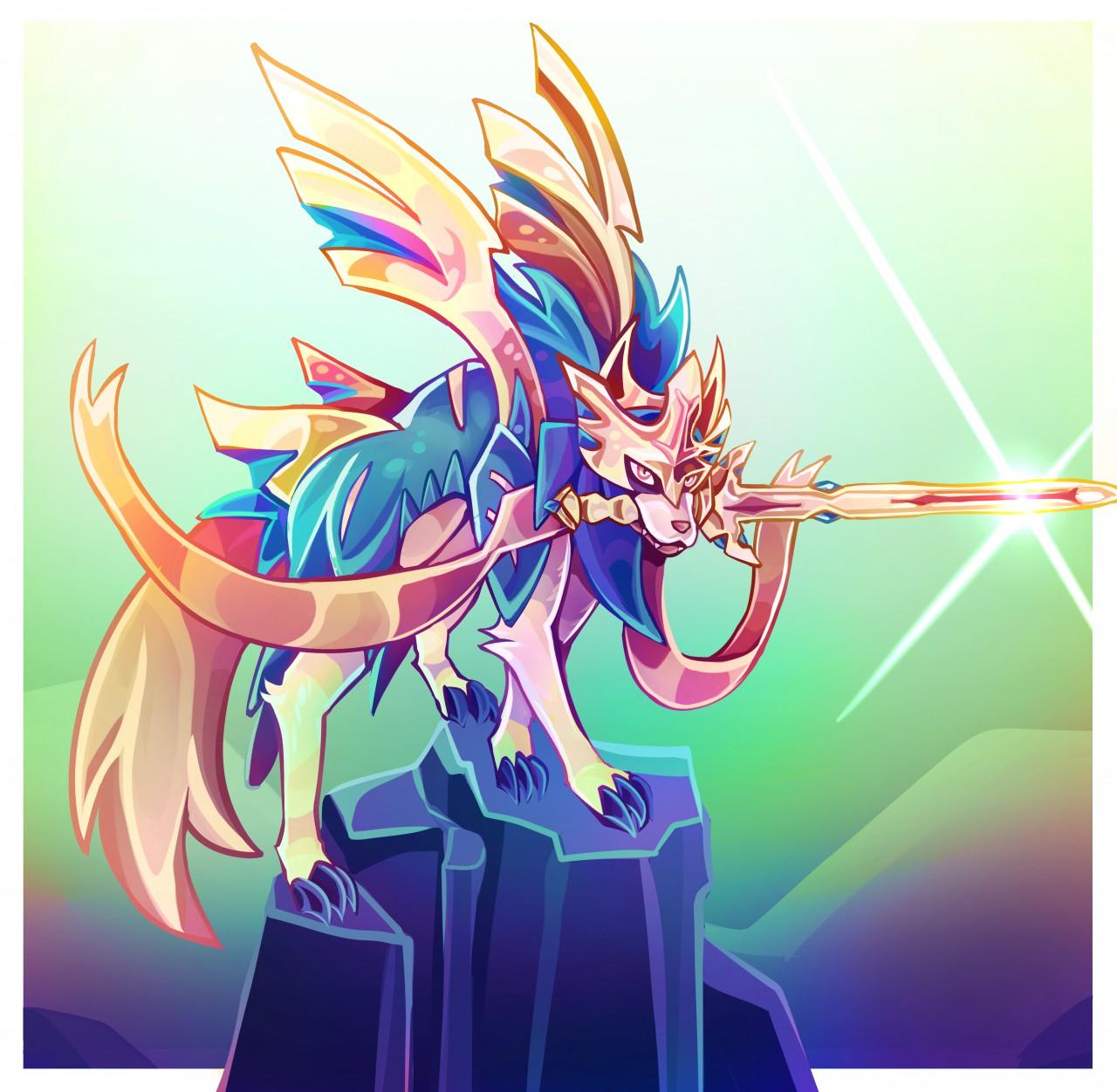 Zacian by artsyrobo