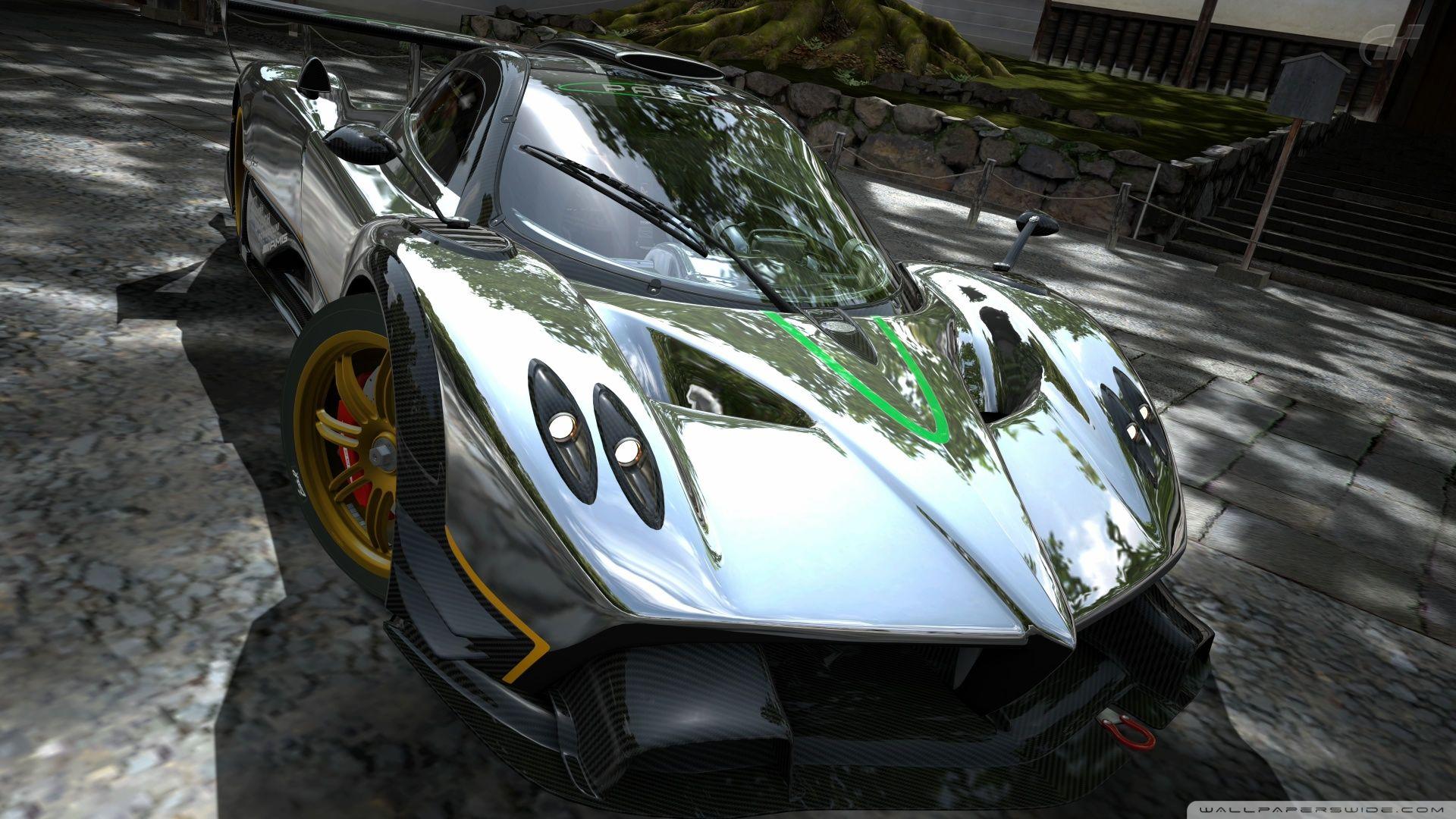 Pagani Zonda R Chrome HD desktop wallpapers : Widescreen : High