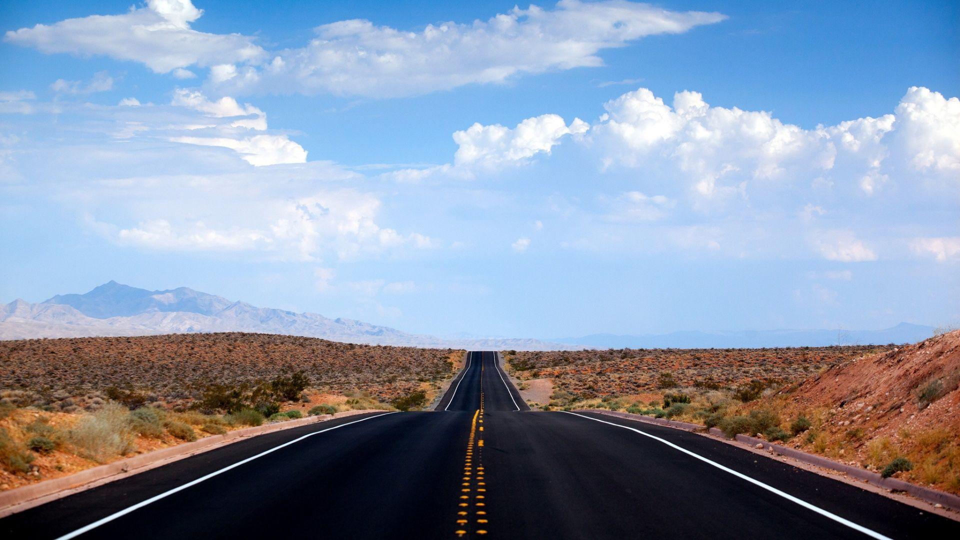 Desert road nevada Wallpapers