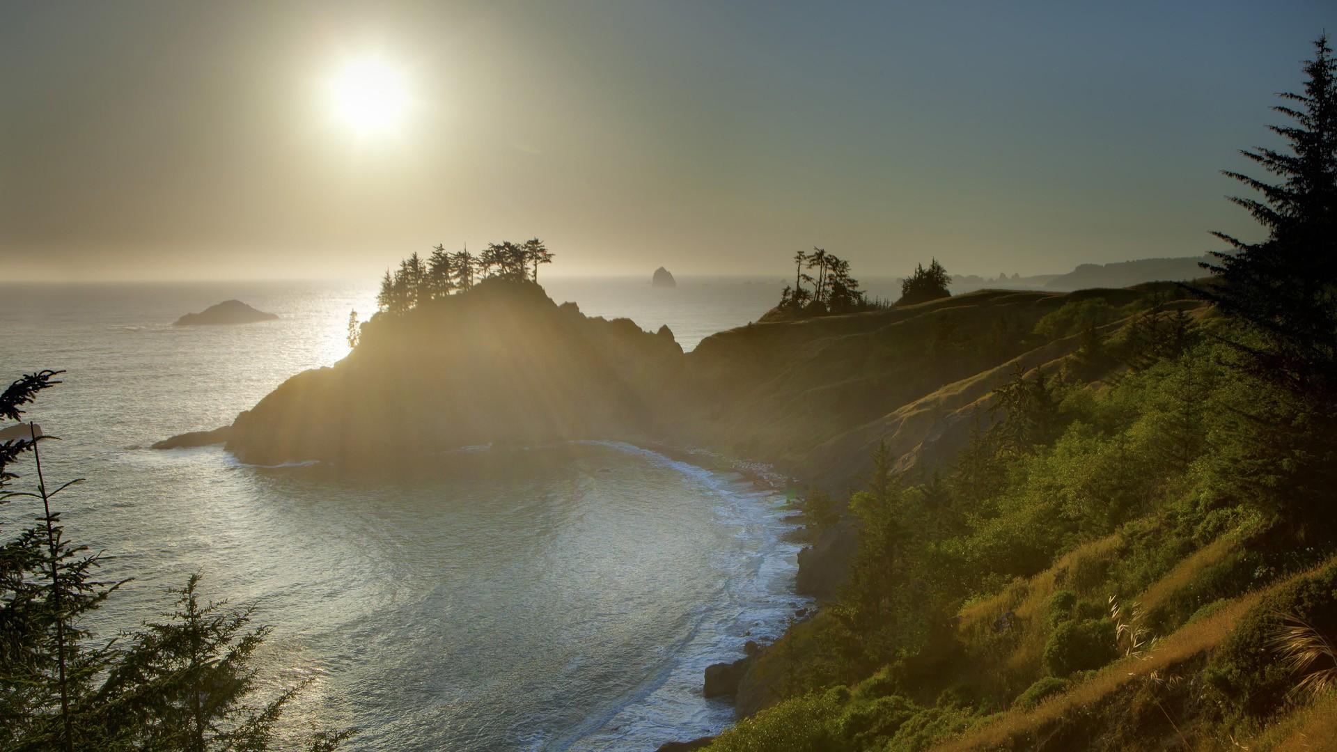 colourful, free sea image, fresh oregon, ocean wallpapers,sunset,hd