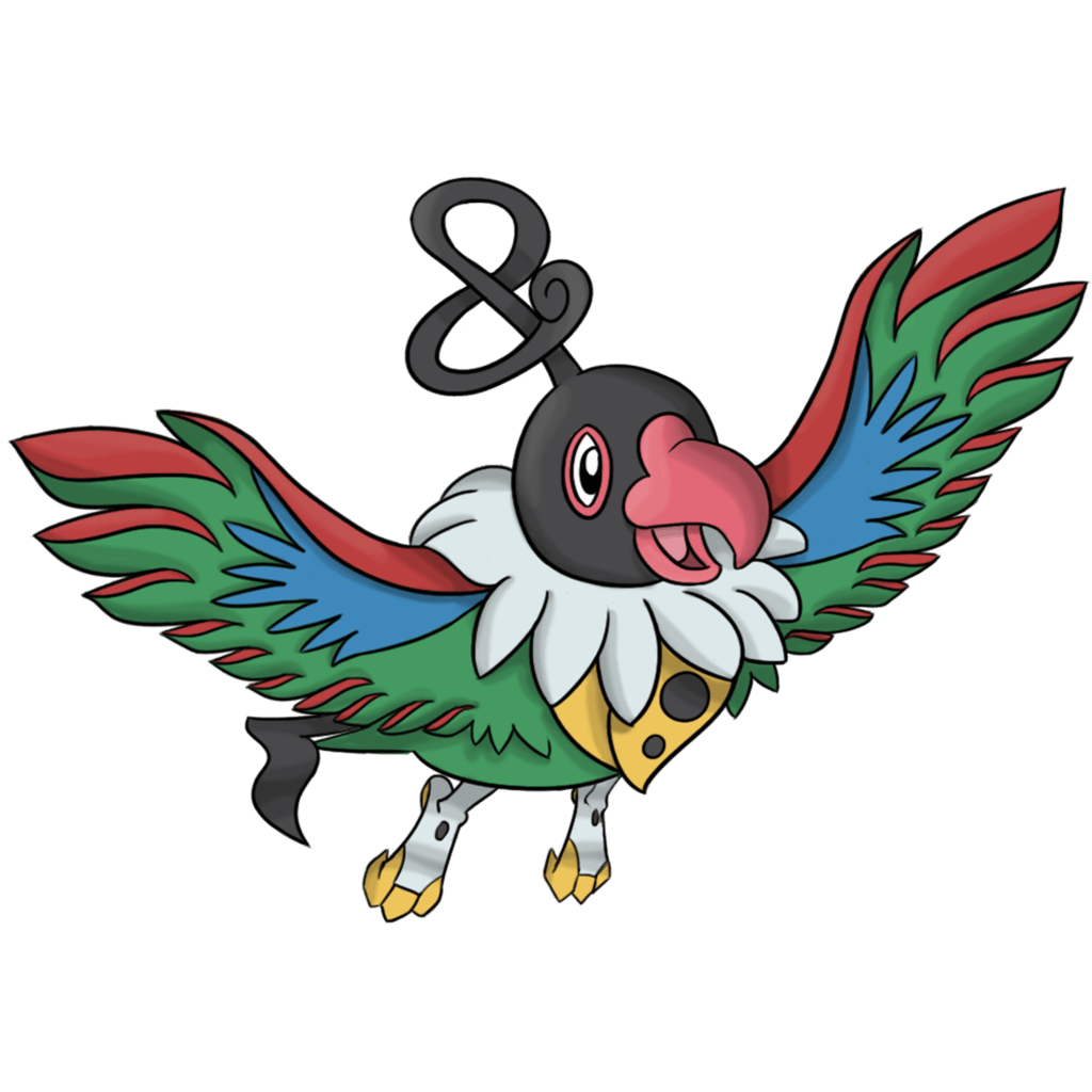 Fakemon : Mega Chatot by TheMonsieurPanda