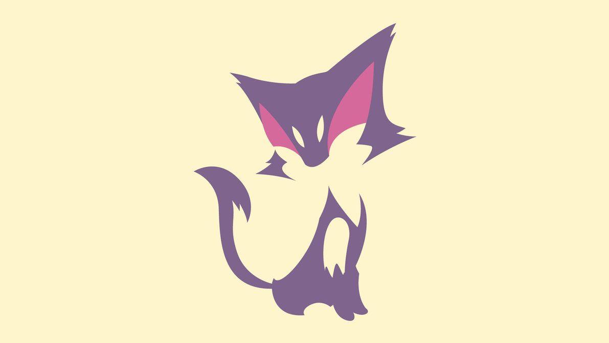 Purrloin Minimalist Wallpapers by Krukmeister