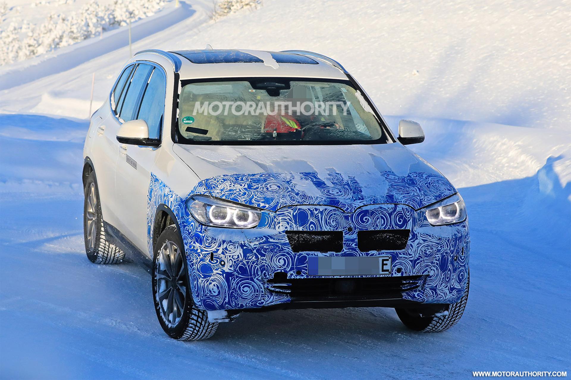 2021 BMW iX3 spy shots