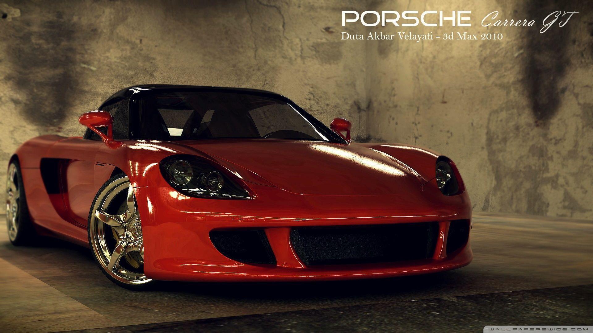 Porsche Carrera GT 3D Max HD desktop wallpapers : High Definition