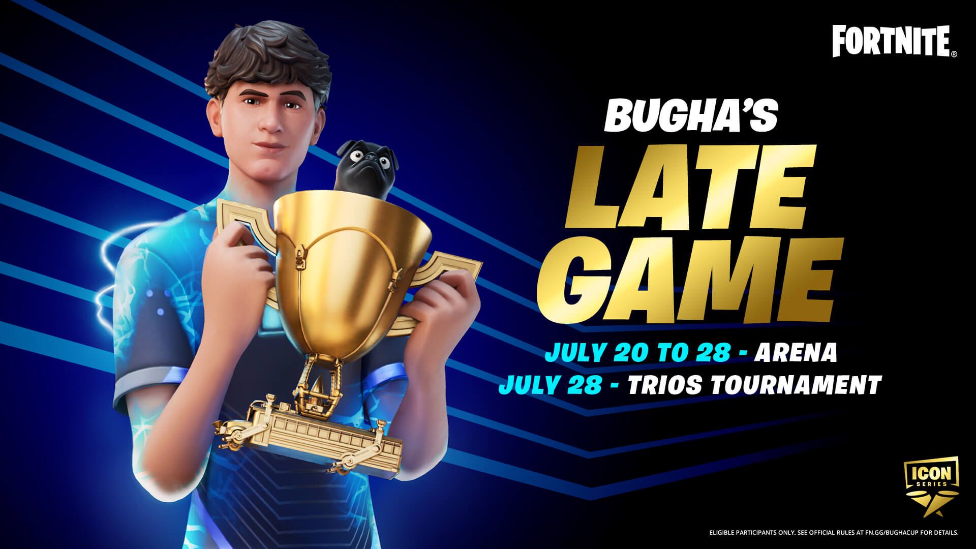 World Champion Bugha is Next to Join the Fortnite Icon Series!