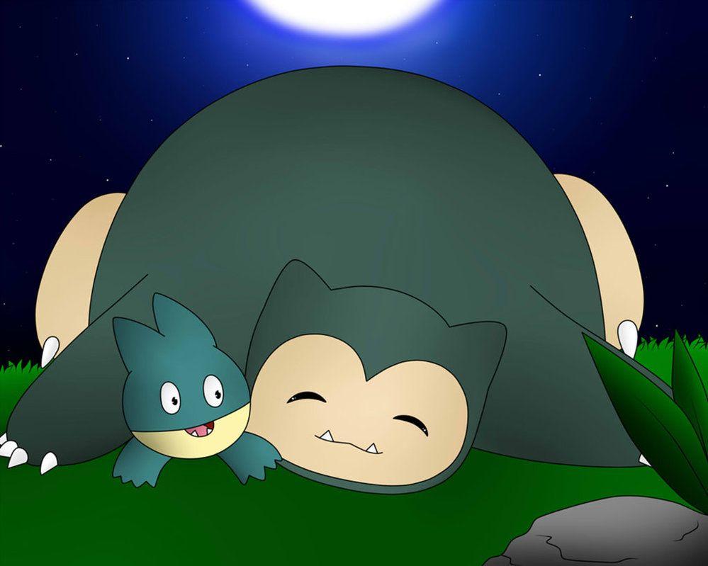 Snorlax And Munchlax by DarkrexS