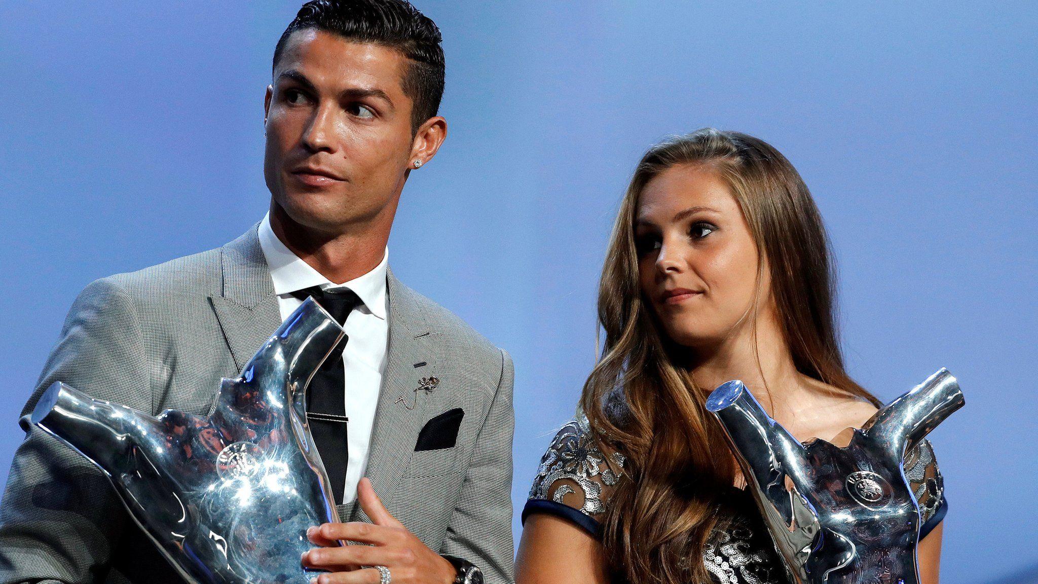 Uefa Player of the Year: Cristiano Ronaldo and Lieke Martens win