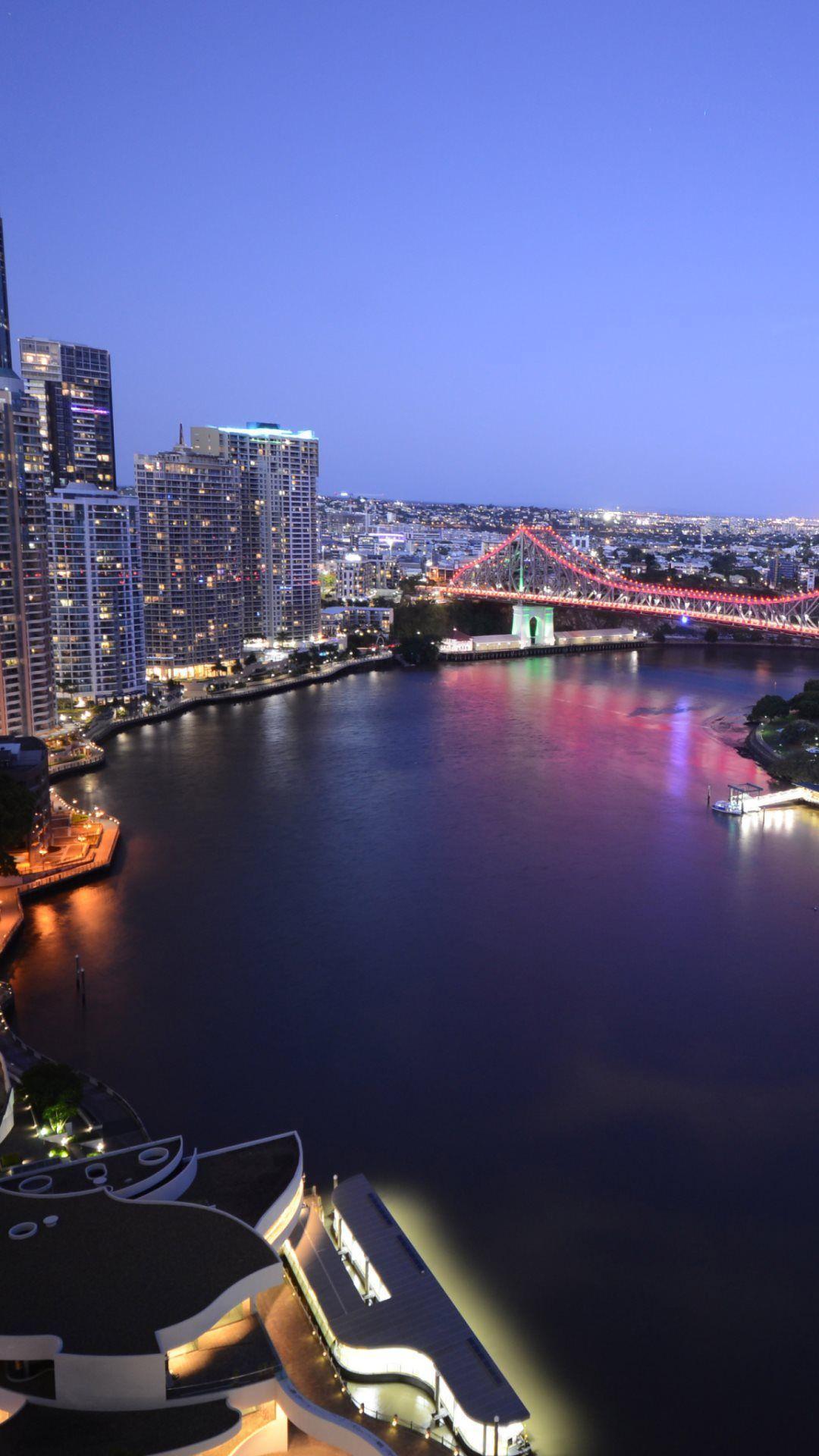 Brisbane by night Wallpapers Australia World