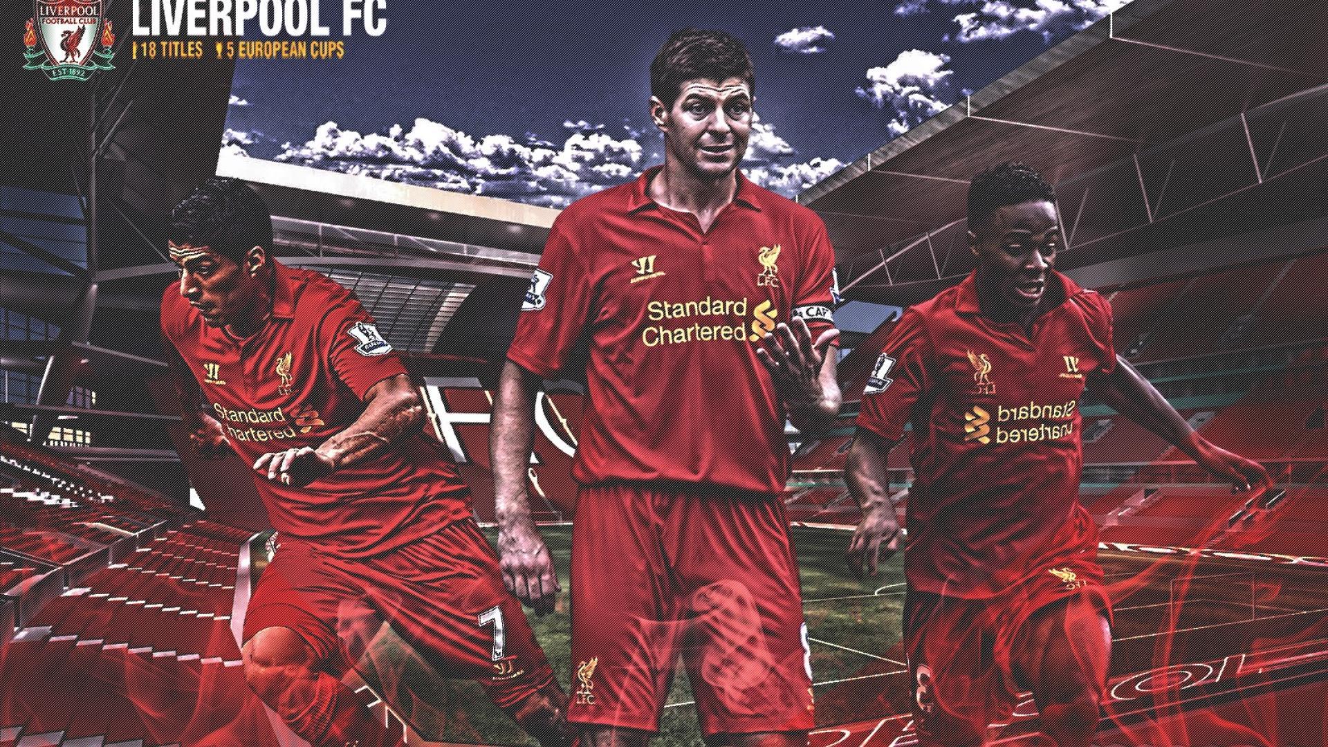 Daniel sturridge liverpool fc luis suarez steven gerrard wallpapers