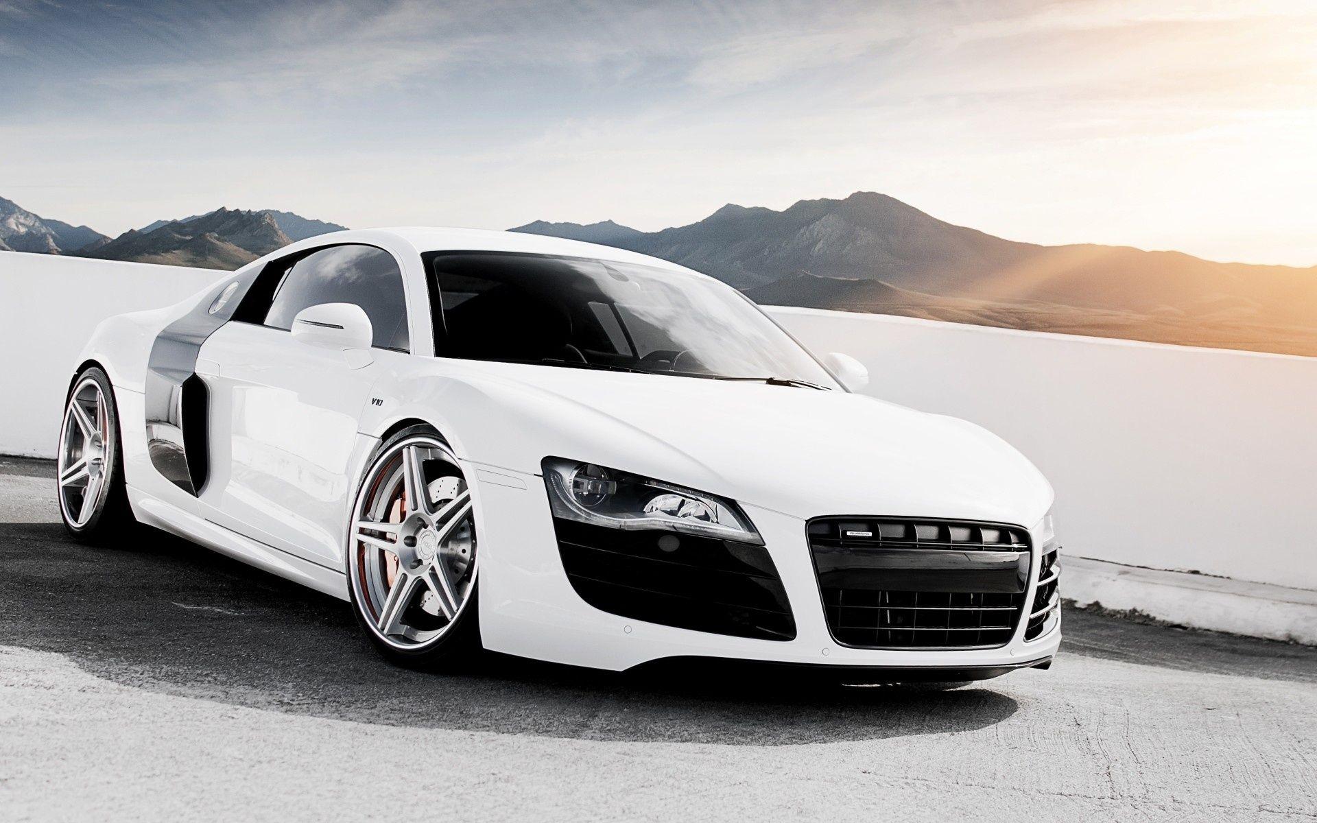 Audi R8 Wallpapers White