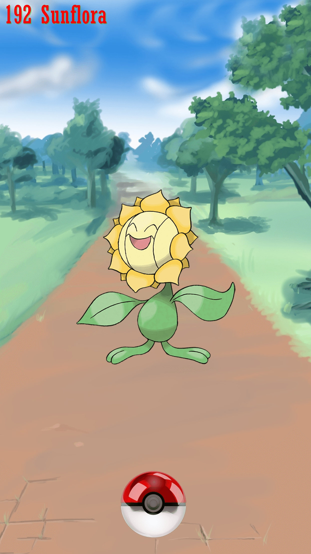 192 Street Pokeball Sunflora