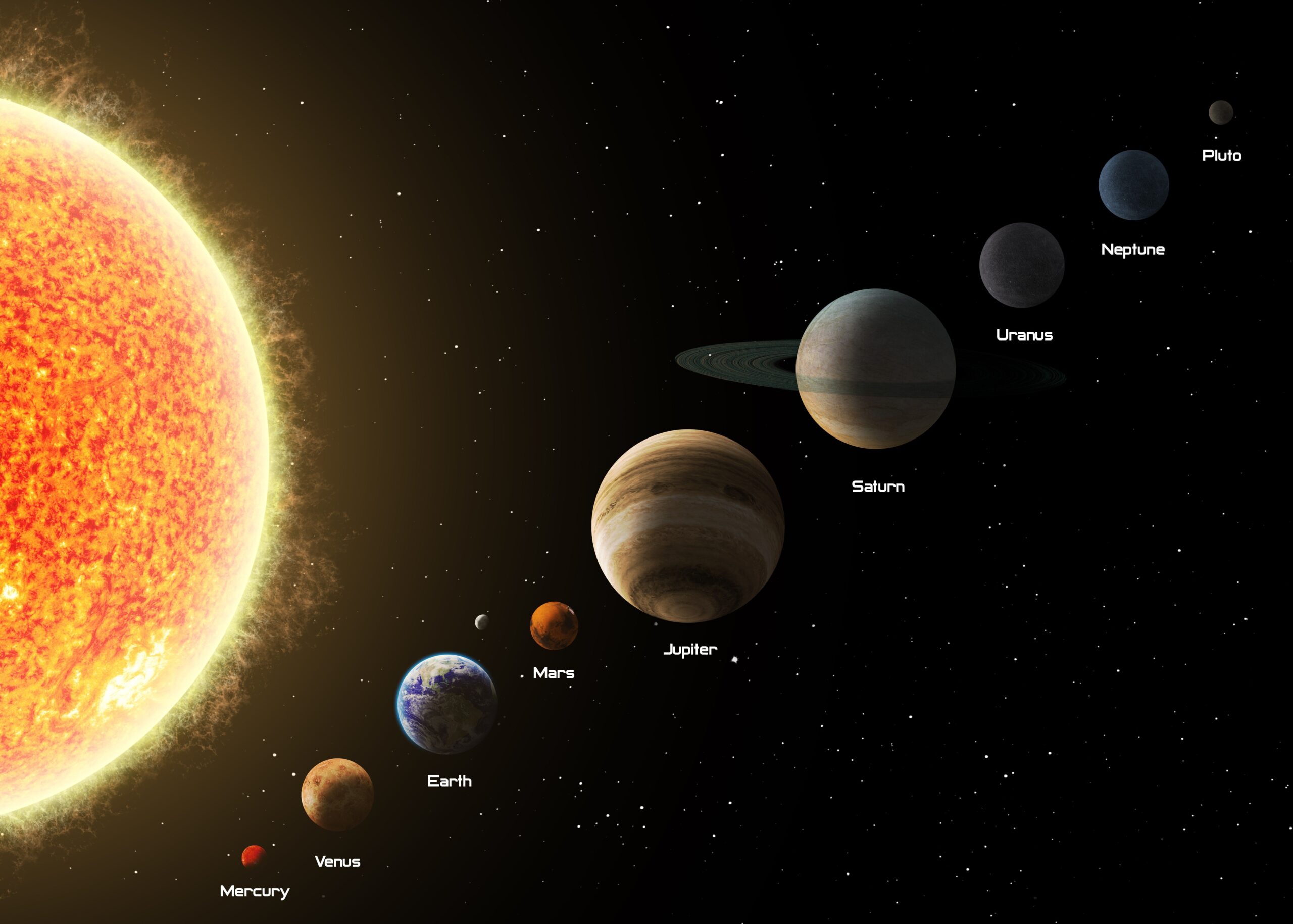 Wallpapers : planet, Earth, Sun, atmosphere, Mars, Jupiter, Saturn