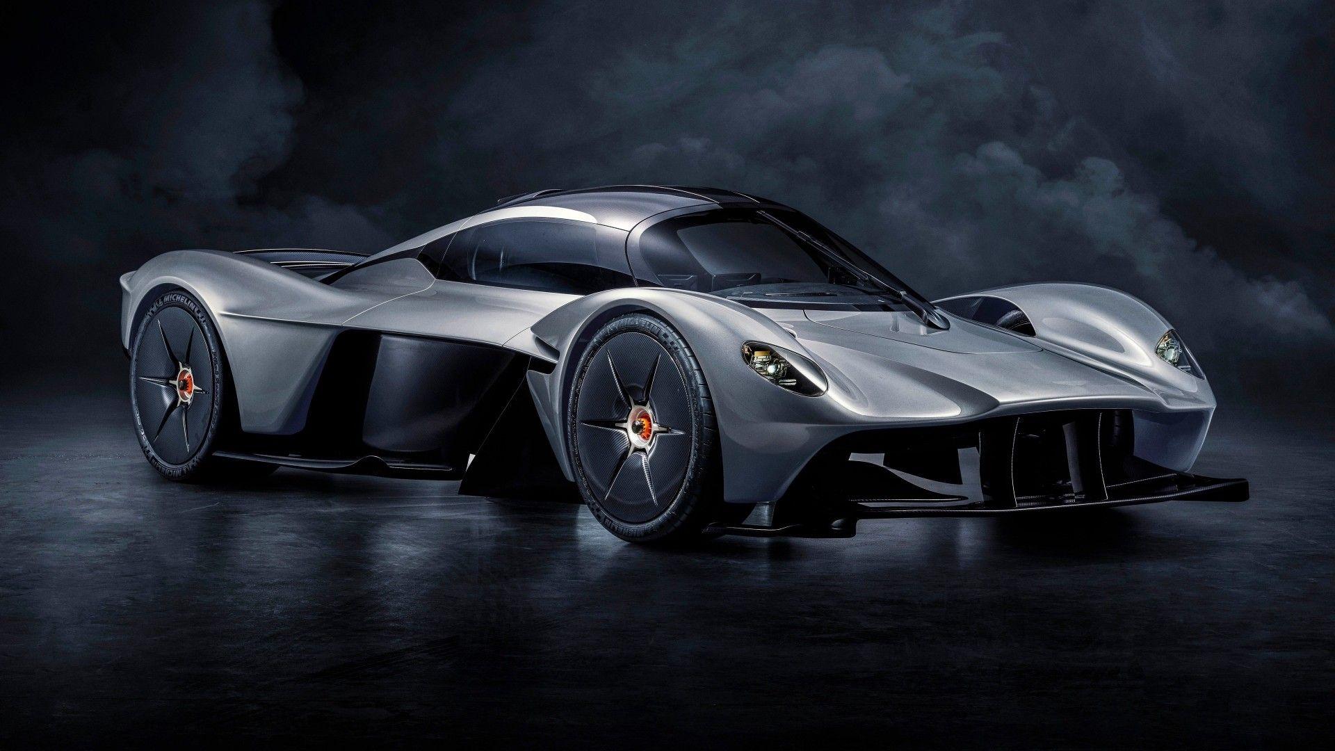 Download Aston Martin Valkyrie, Supercars, Silver, Side