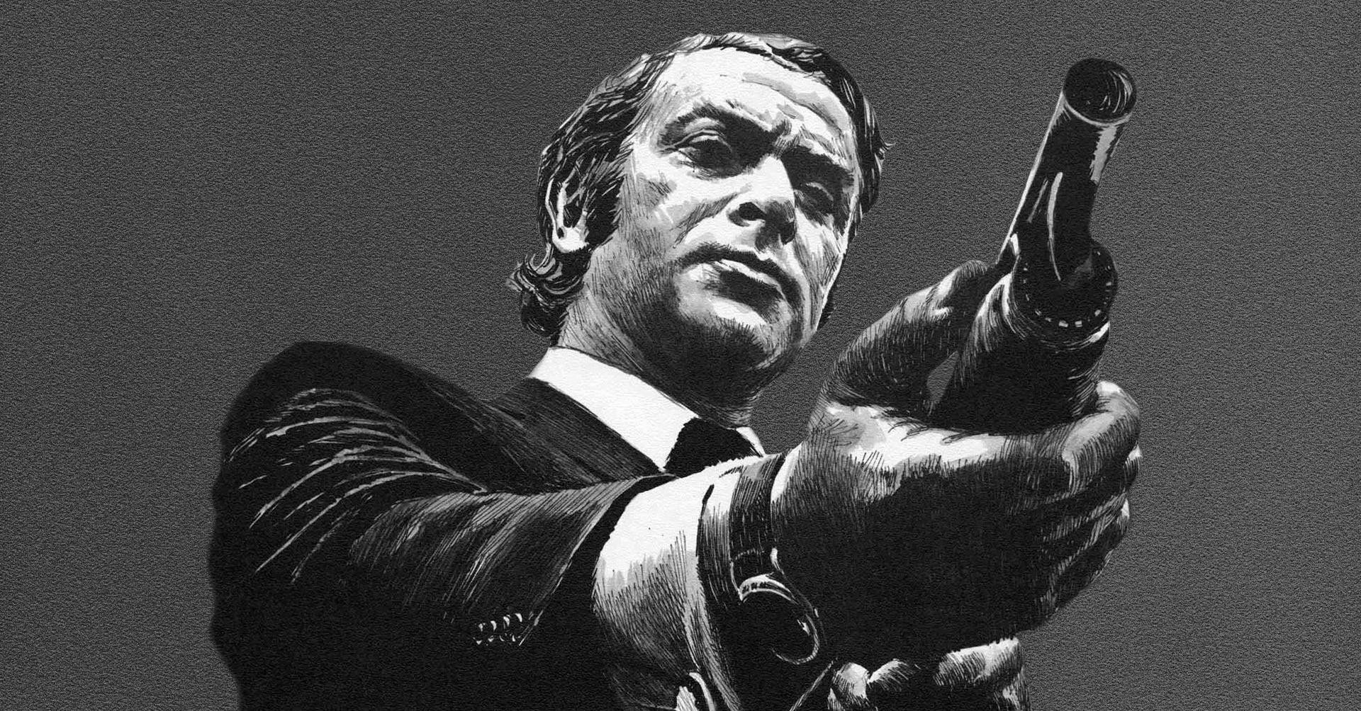 Get Carter Shotguns Monochrome Michael Caine Wallpapers HD / Desktop