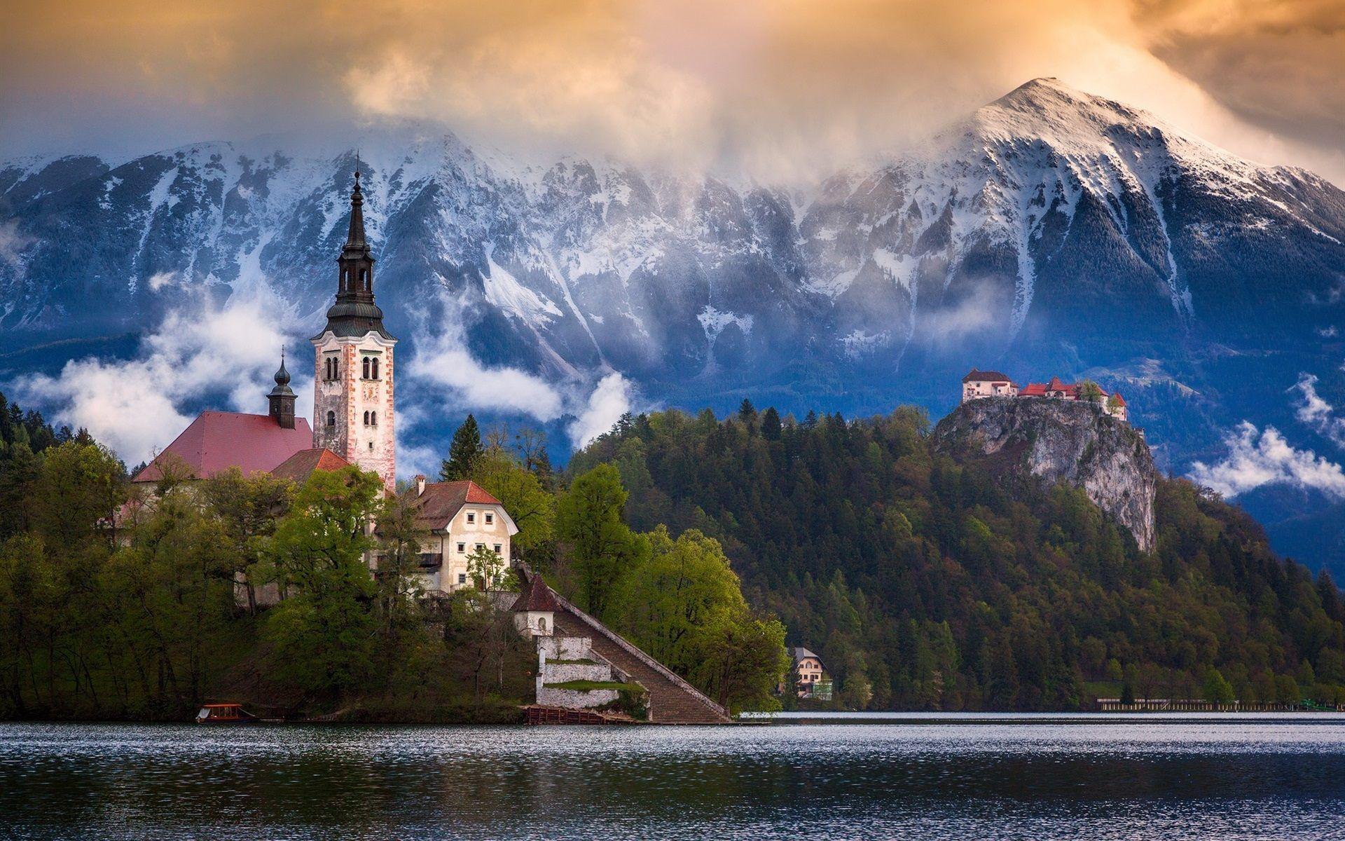 Lake Bled Slovenia Wallpapers HD For Desktop & Mobile