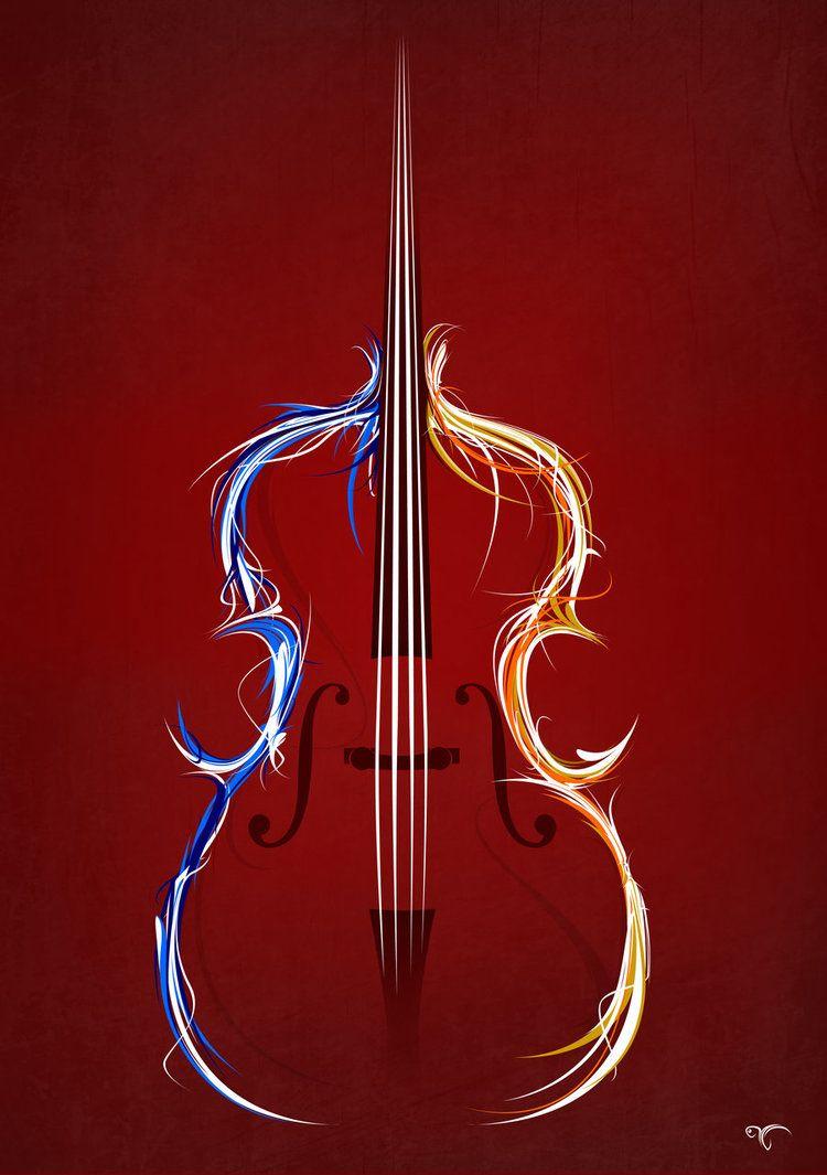 Double bass by DavidMel