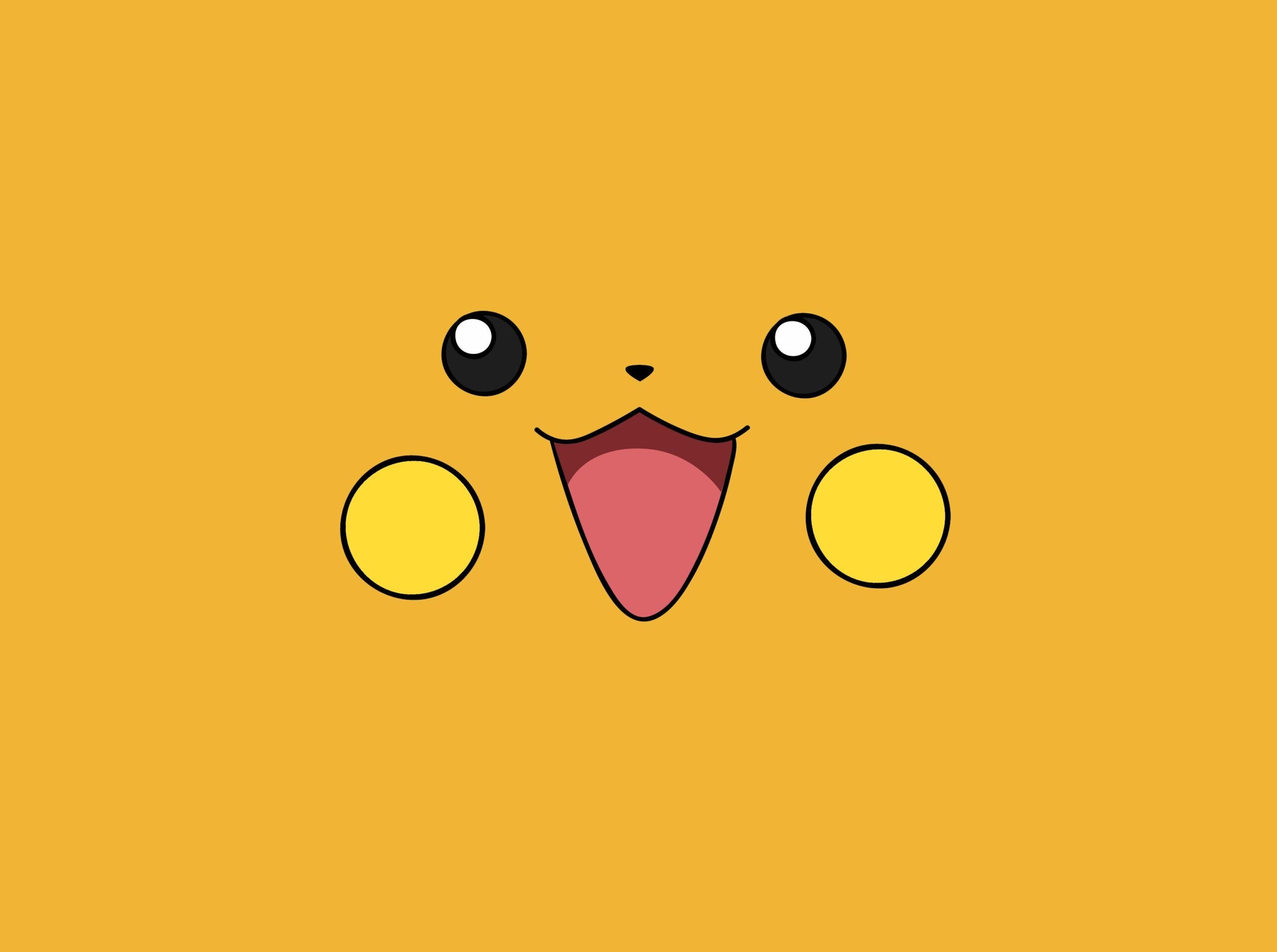 pokemon yellow raichu anime faces simple wallpapers High