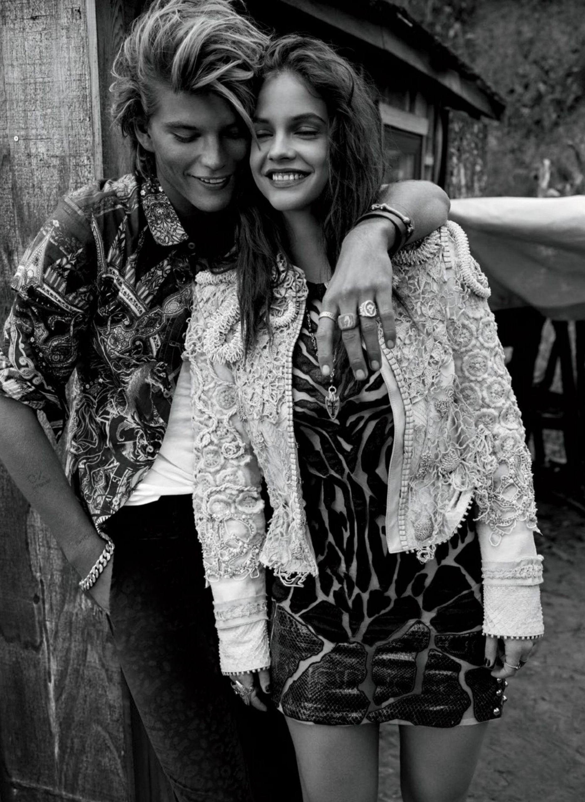 Top models Jordan Barrett and Barbara Palvin team up for the cover