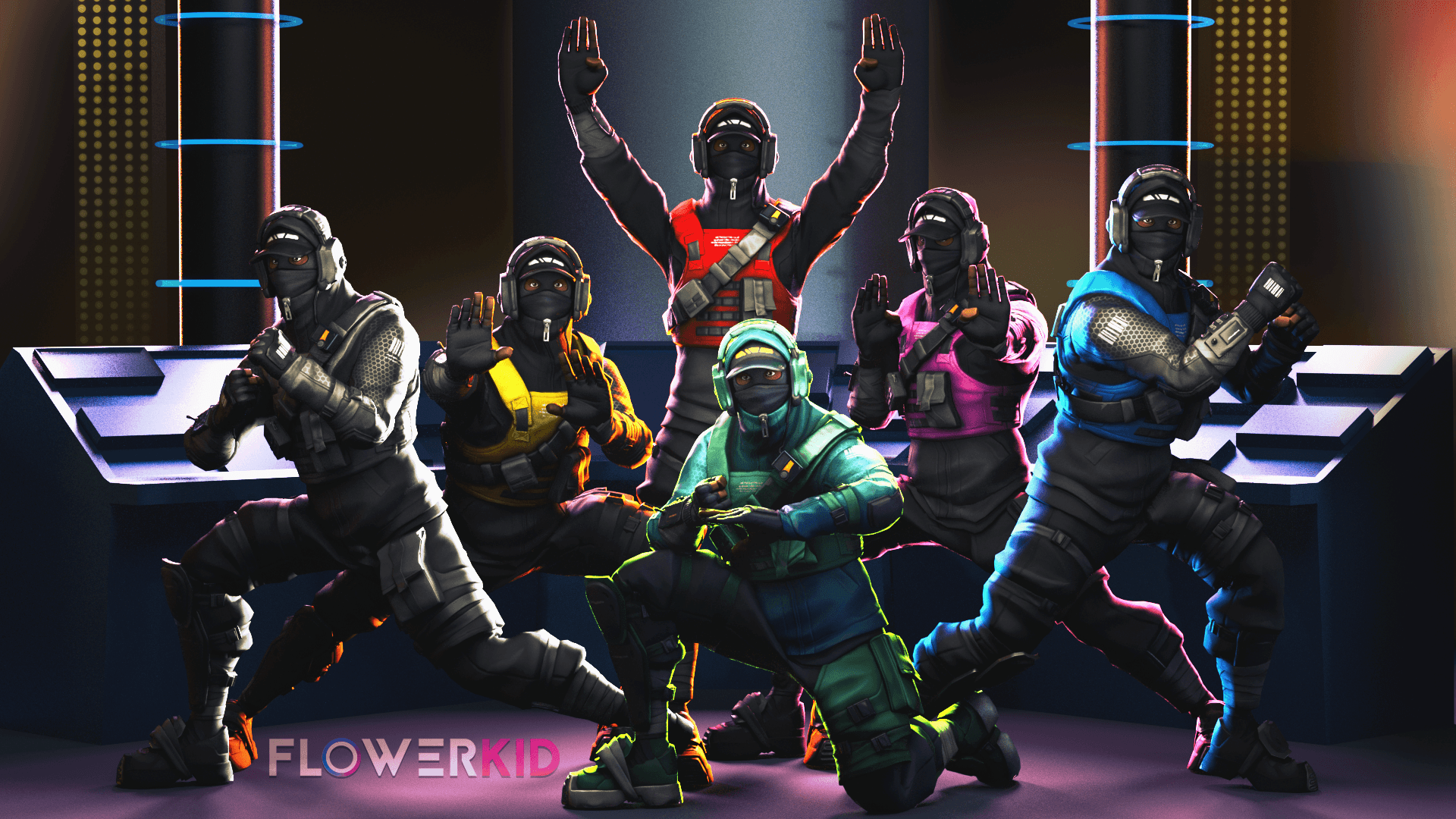 Mighty Morphin Reflex Rangers : FortNiteBR