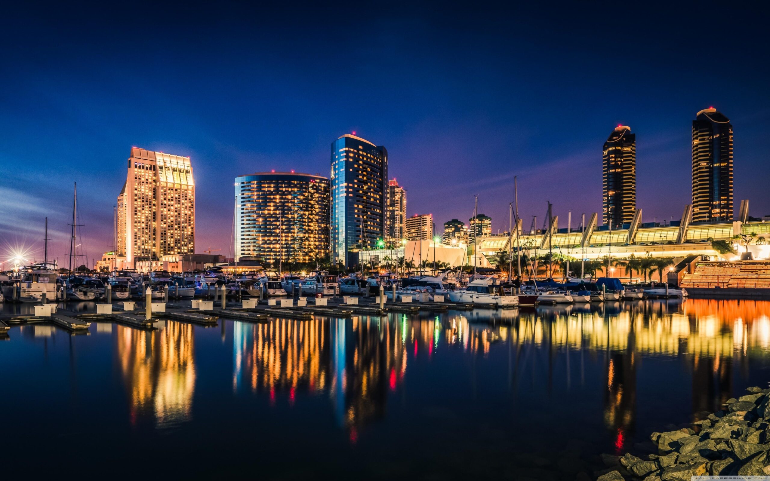 Calm San Diego Night ❤ 4K HD Desktop Wallpapers for 4K Ultra HD TV