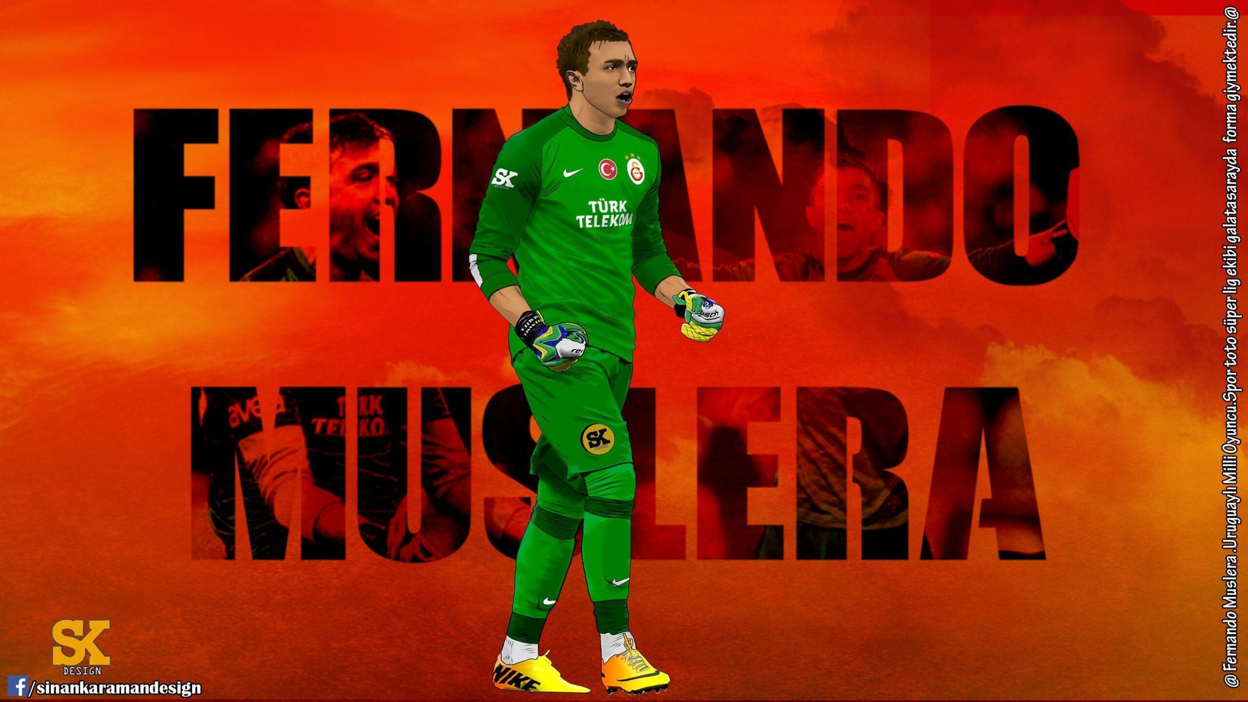 Fernando muslera vectorwork + wallpapers Full hd by