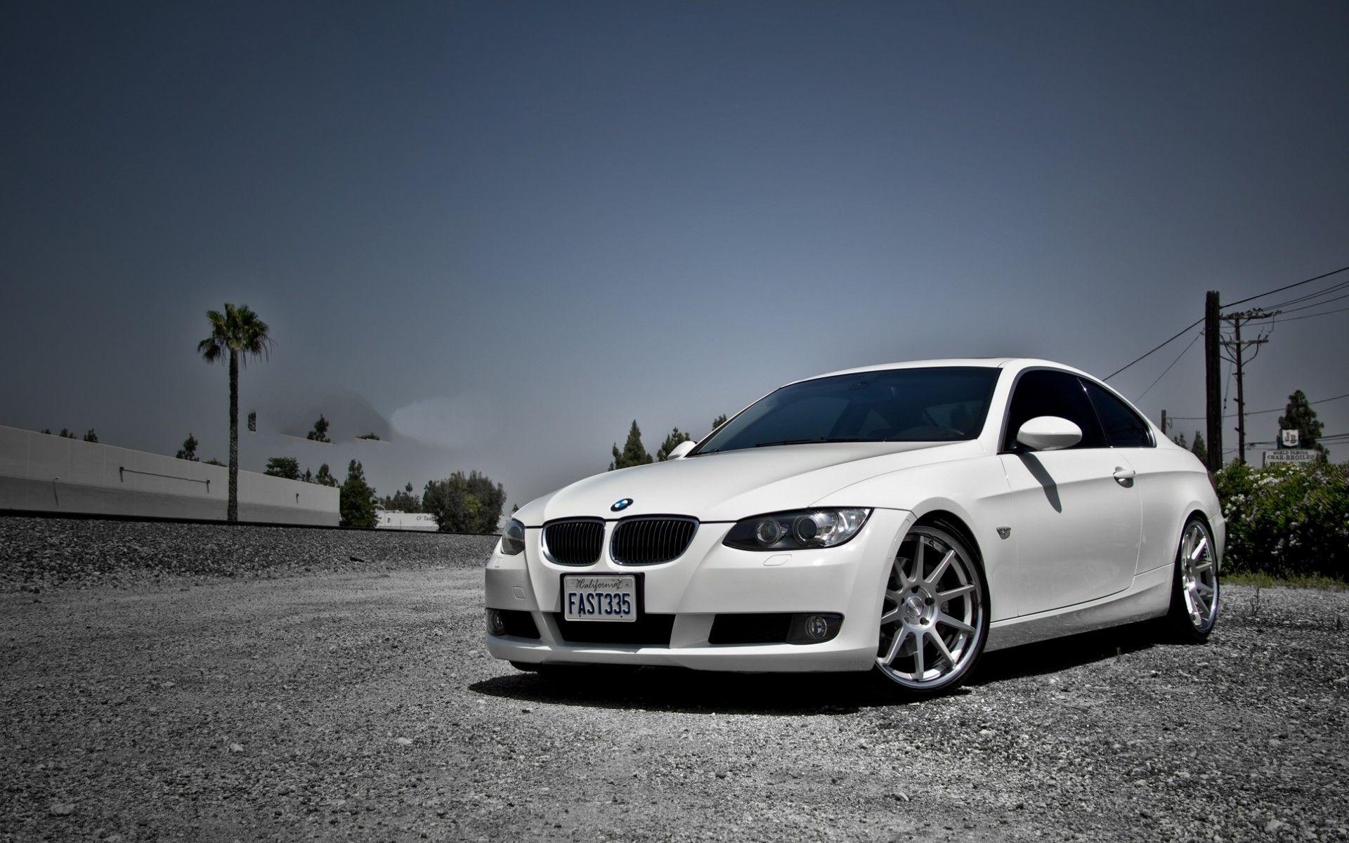 BMW E90 3 Series White Car wallpapers