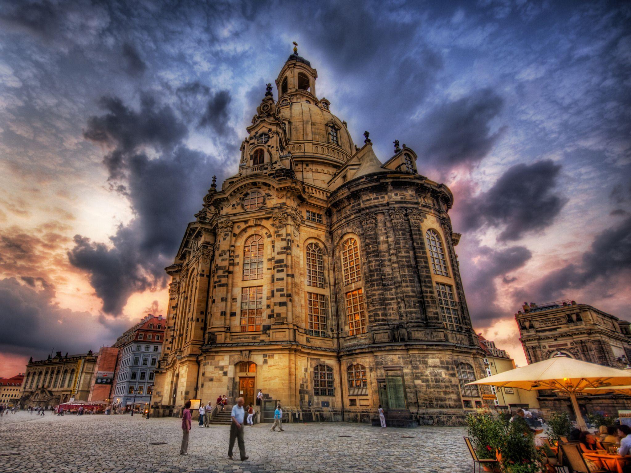 Church in Dresden widescreen wallpapers