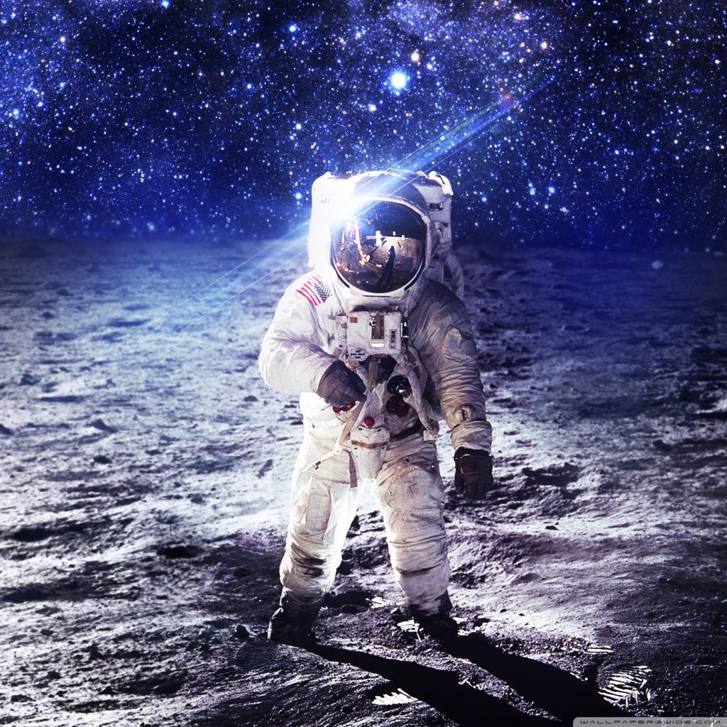 Man on the Moon ❤ 4K HD Desktop Wallpapers for 4K Ultra HD TV • Wide