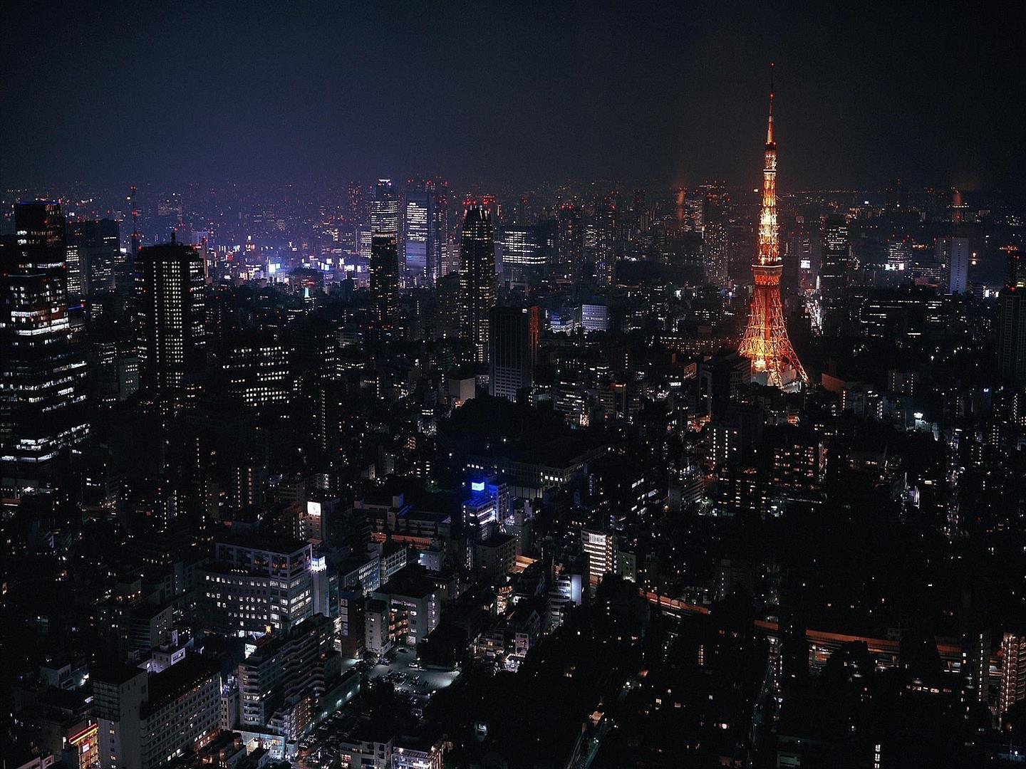 Night View of Tokyo City of Japan HD Wallpapers