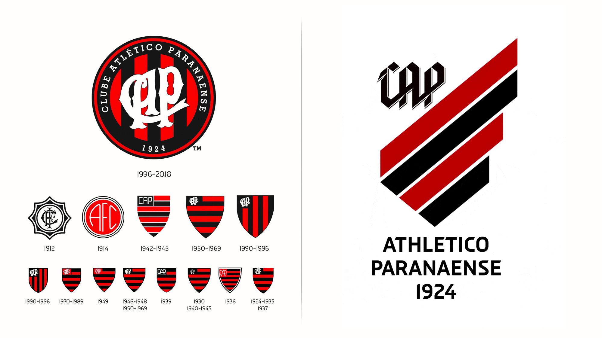 Brand New: New Logo and Identity for Club Athletico Paranaense by Oz