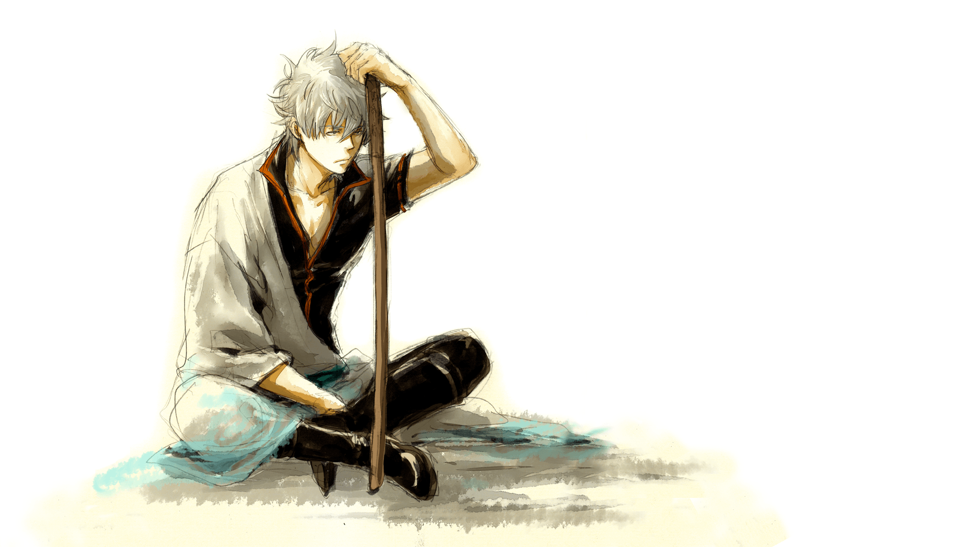 anime, Gintama, White Hair, Anime Boys, Sakata Gintoki Wallpapers