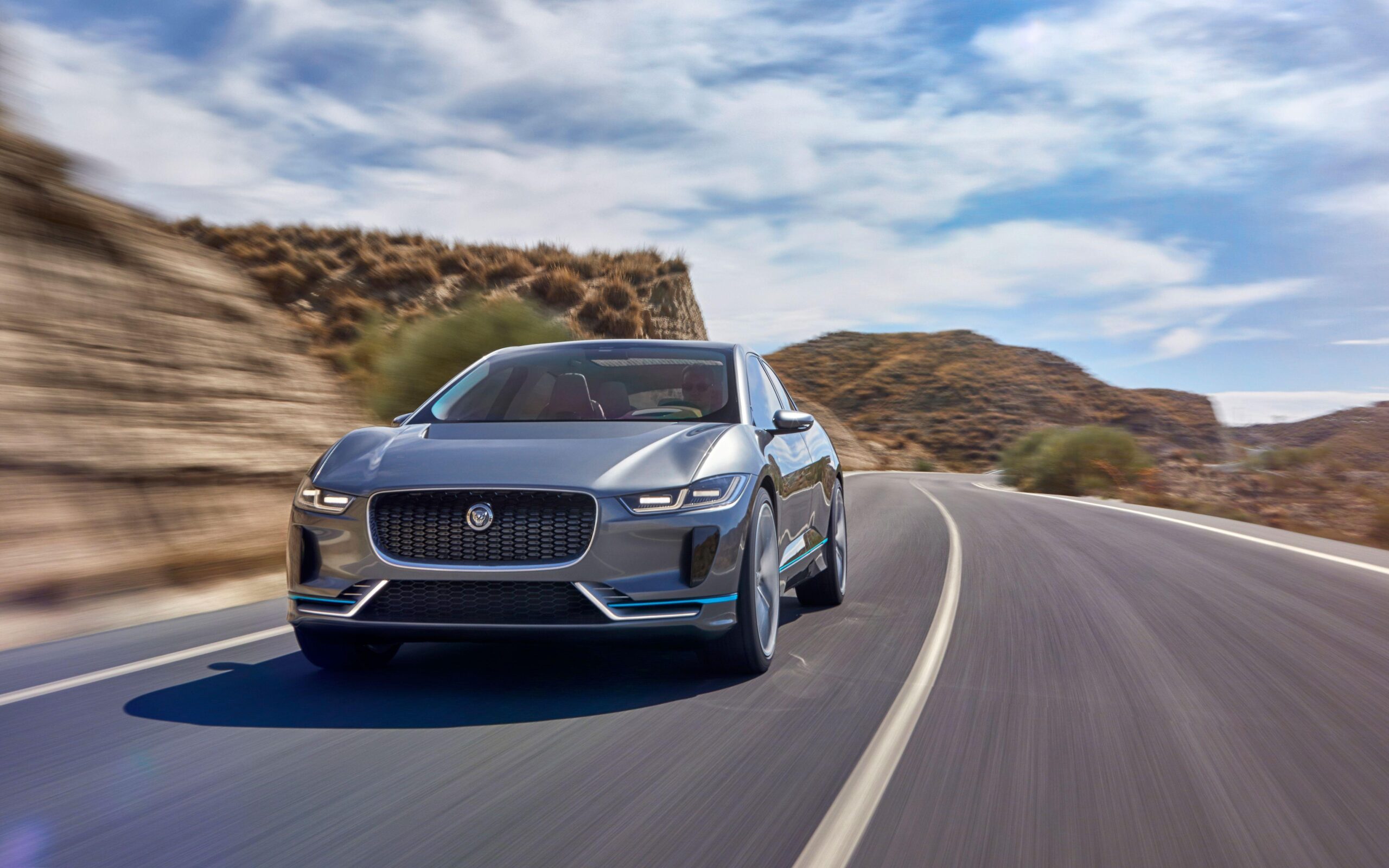 Jaguar I PACE Electric Sports Car 4K Wallpapers