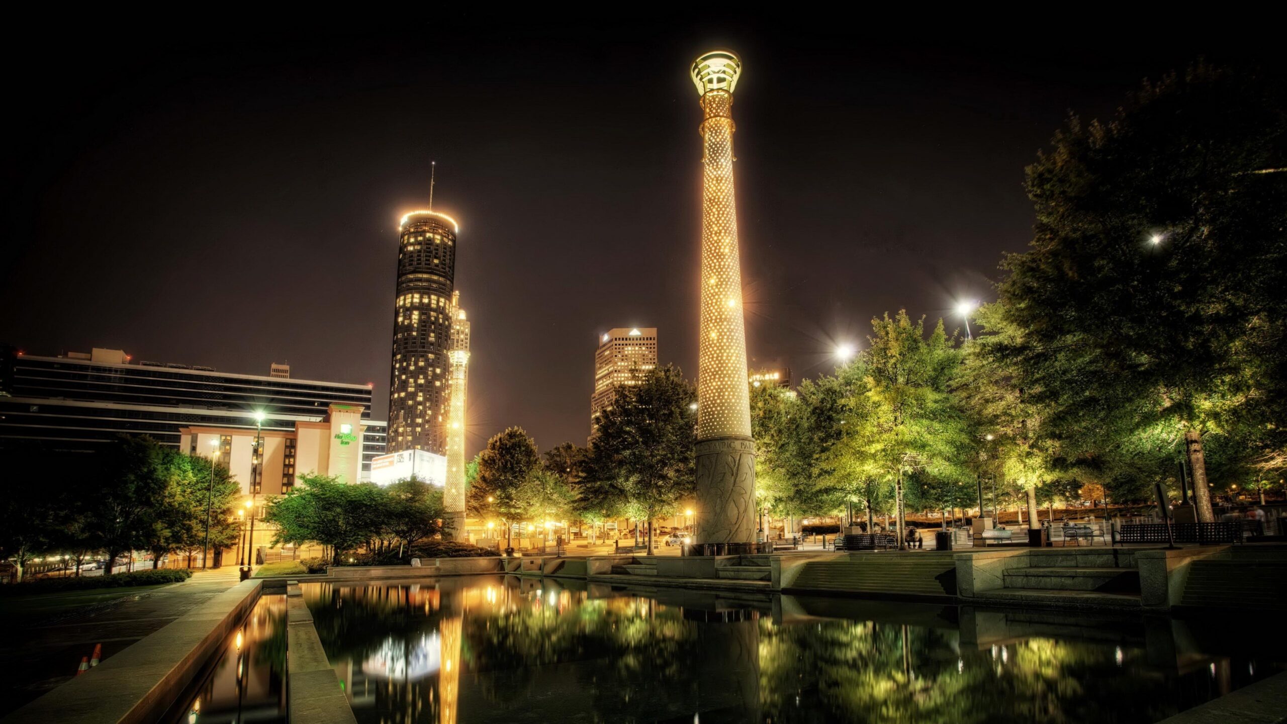 Atlanta Park Nights Wallpapers