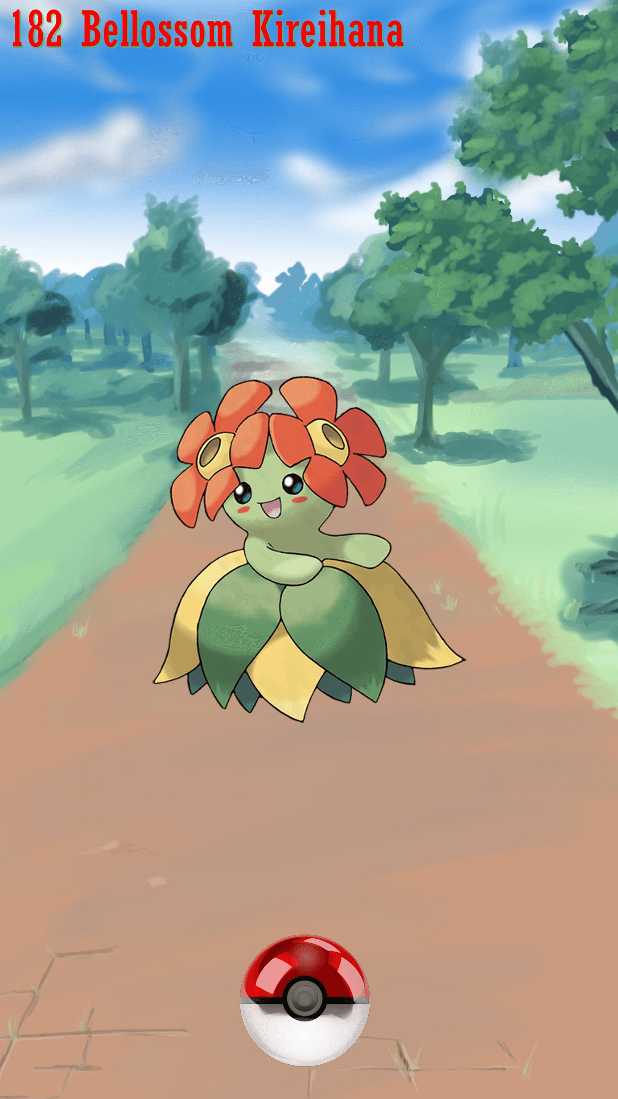 182 Street Pokeball Bellossom Kireihana