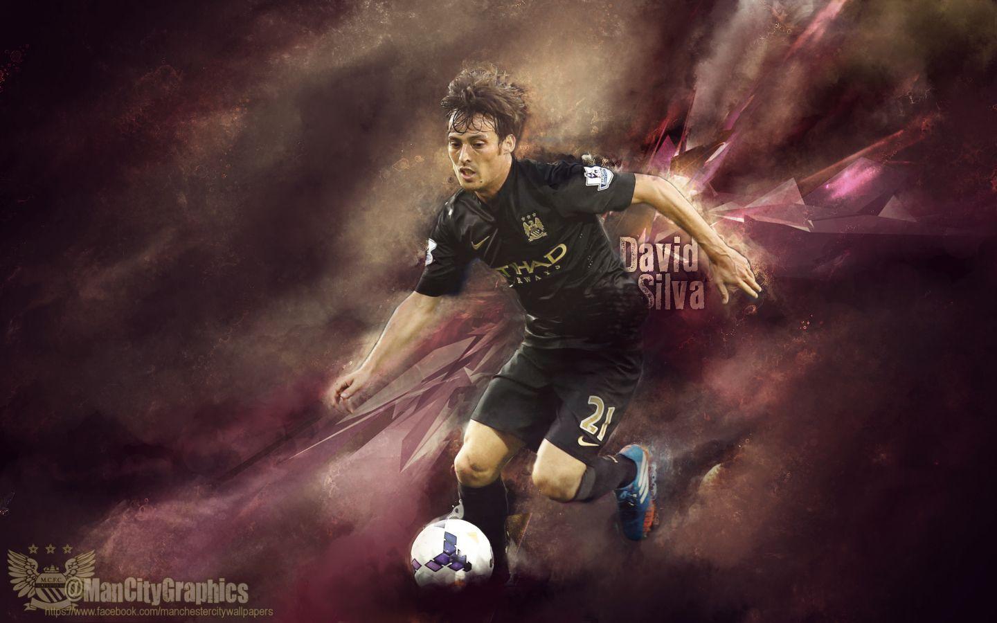 David Silva Wallpapers by ManCityGraphics