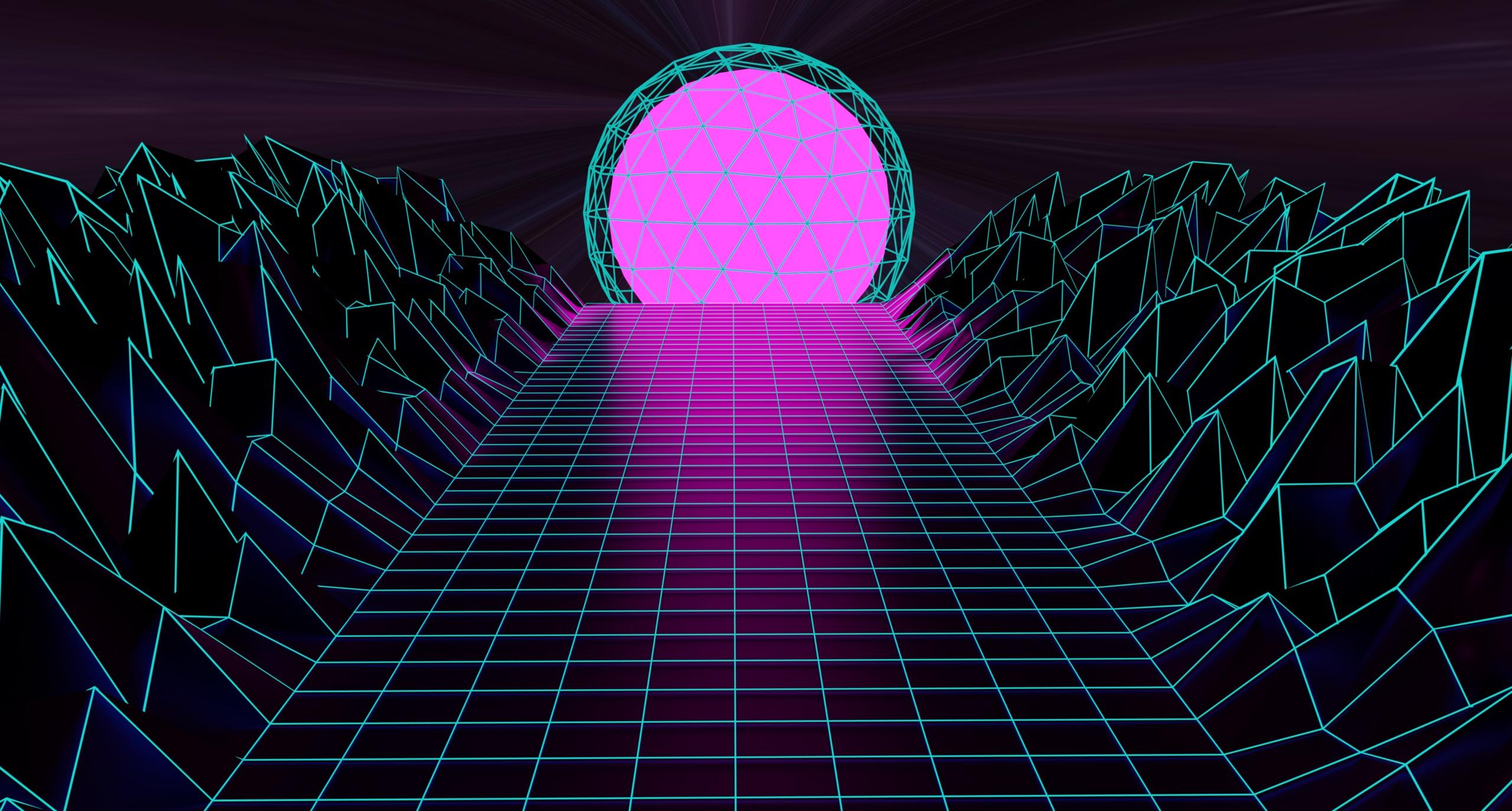 80s retro futuristic wallpapers : outrun