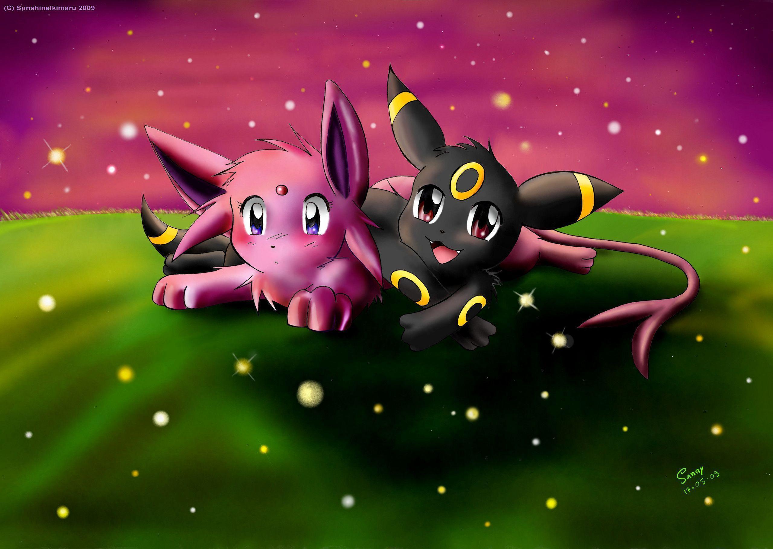 Umbreon and Espeon image Umbreon and Espeon HD wallpapers and